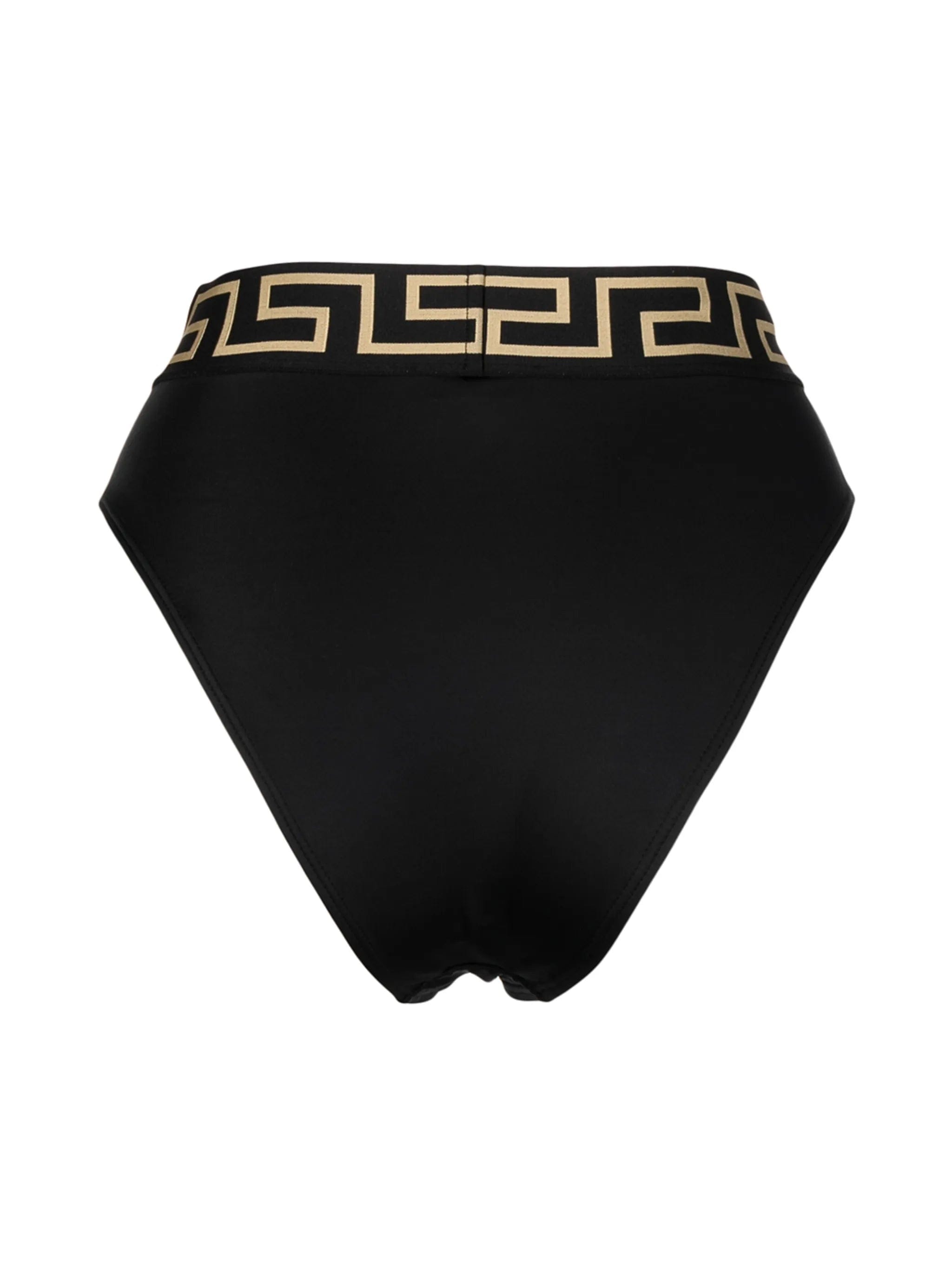 Versace Greca Border high - waisted bikini bottoms