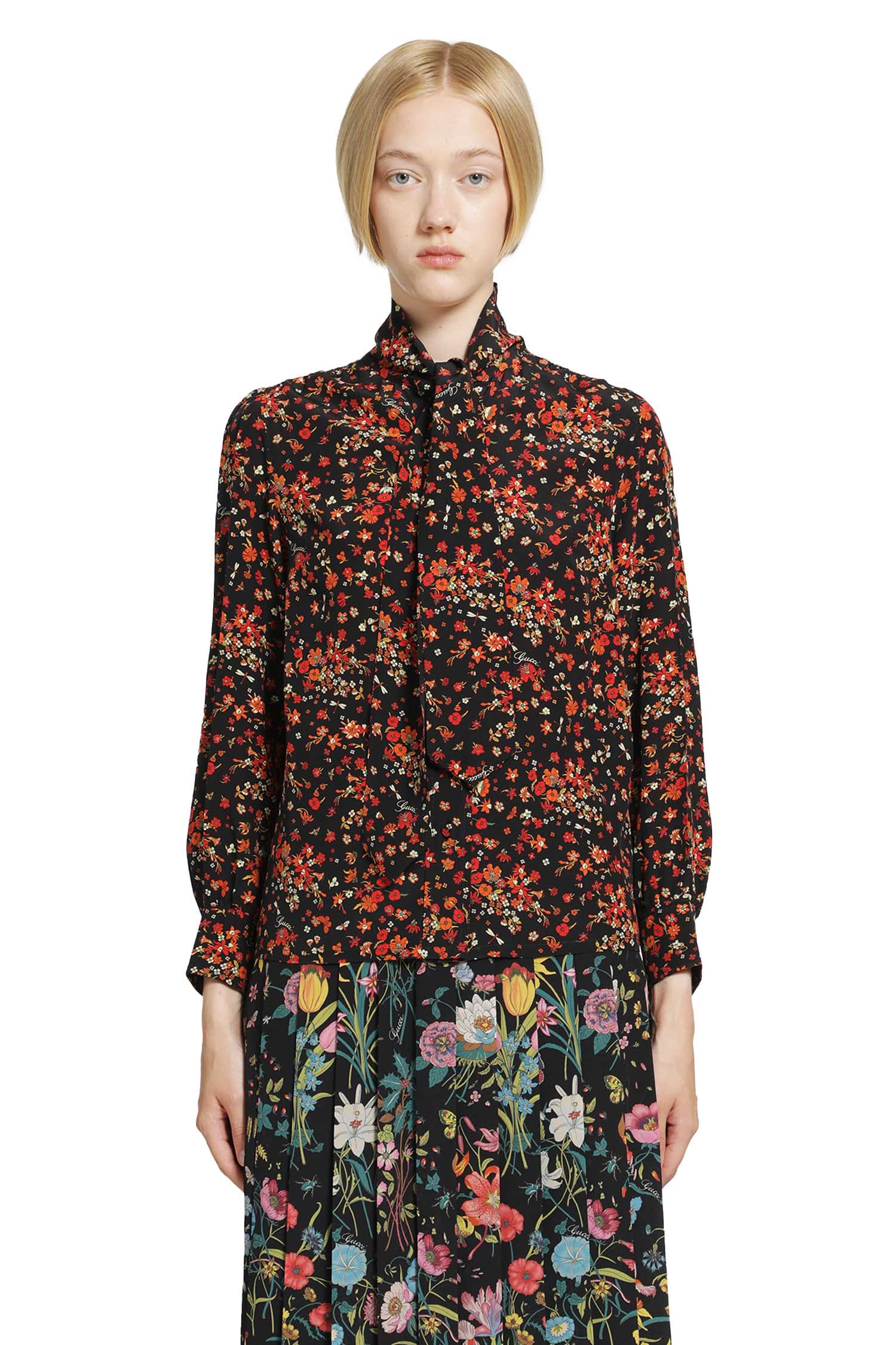 Gucci Printed Silk Shirt