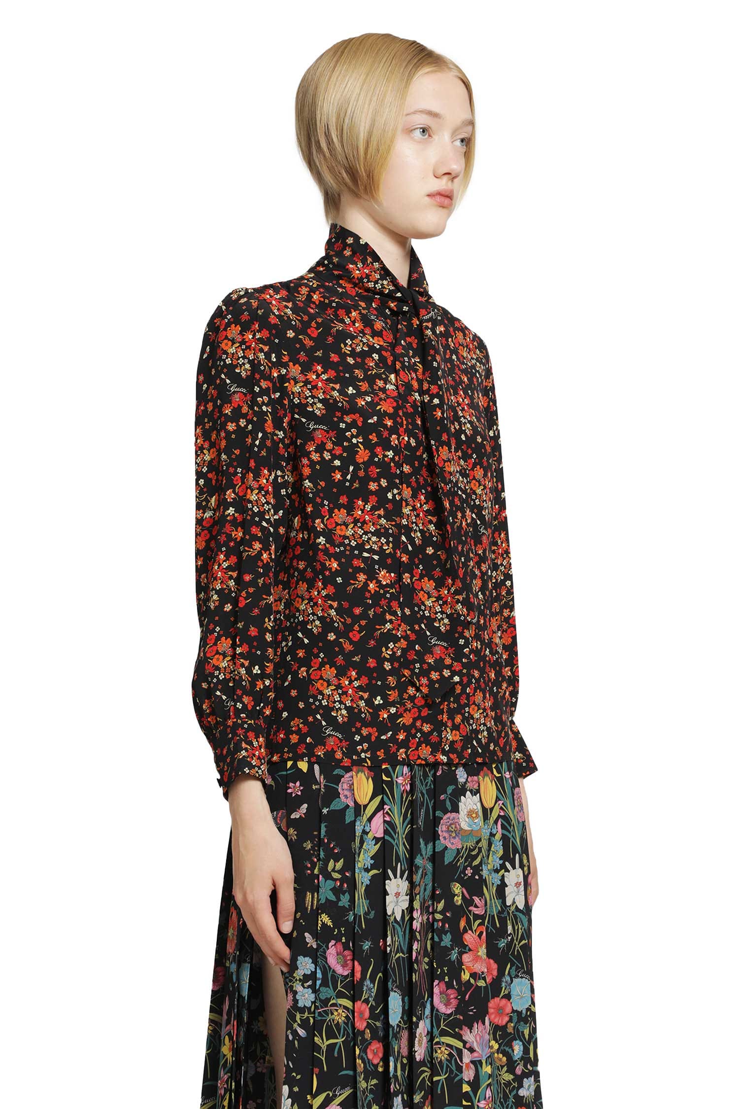 Gucci Printed Silk Shirt