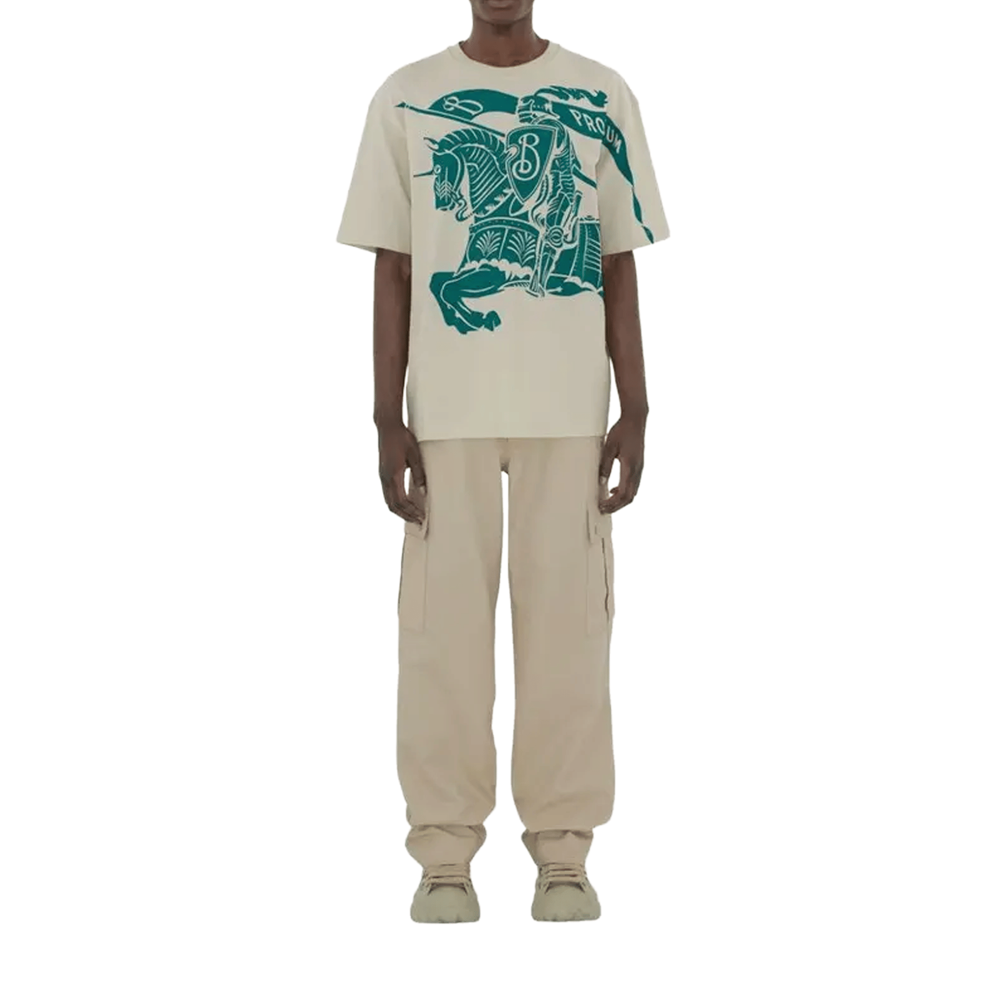 BURBERRY Big Equestrian Knight T-Shirt Plaster (FW23)