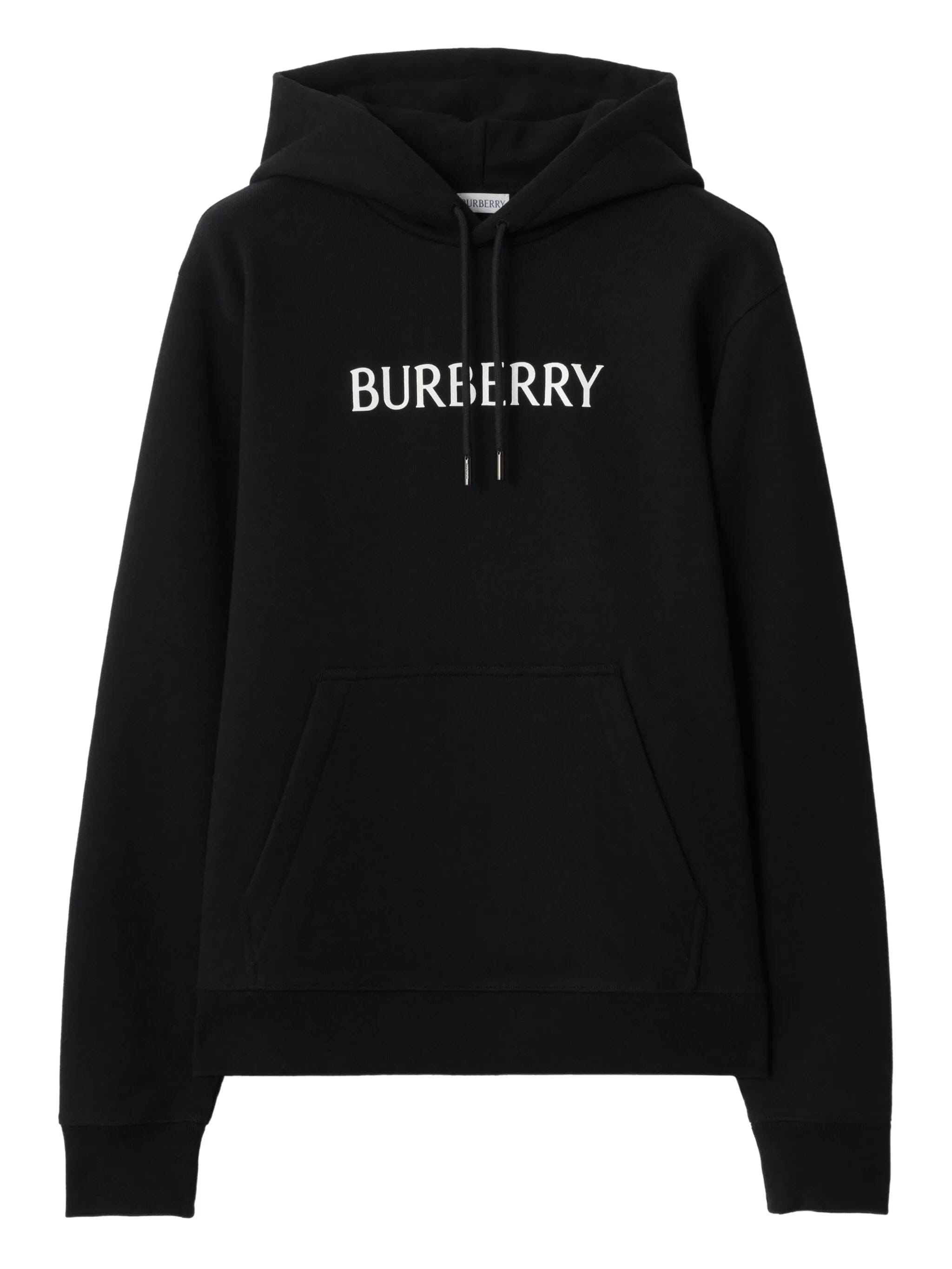 Burberry logo - print hooded sweatshirt