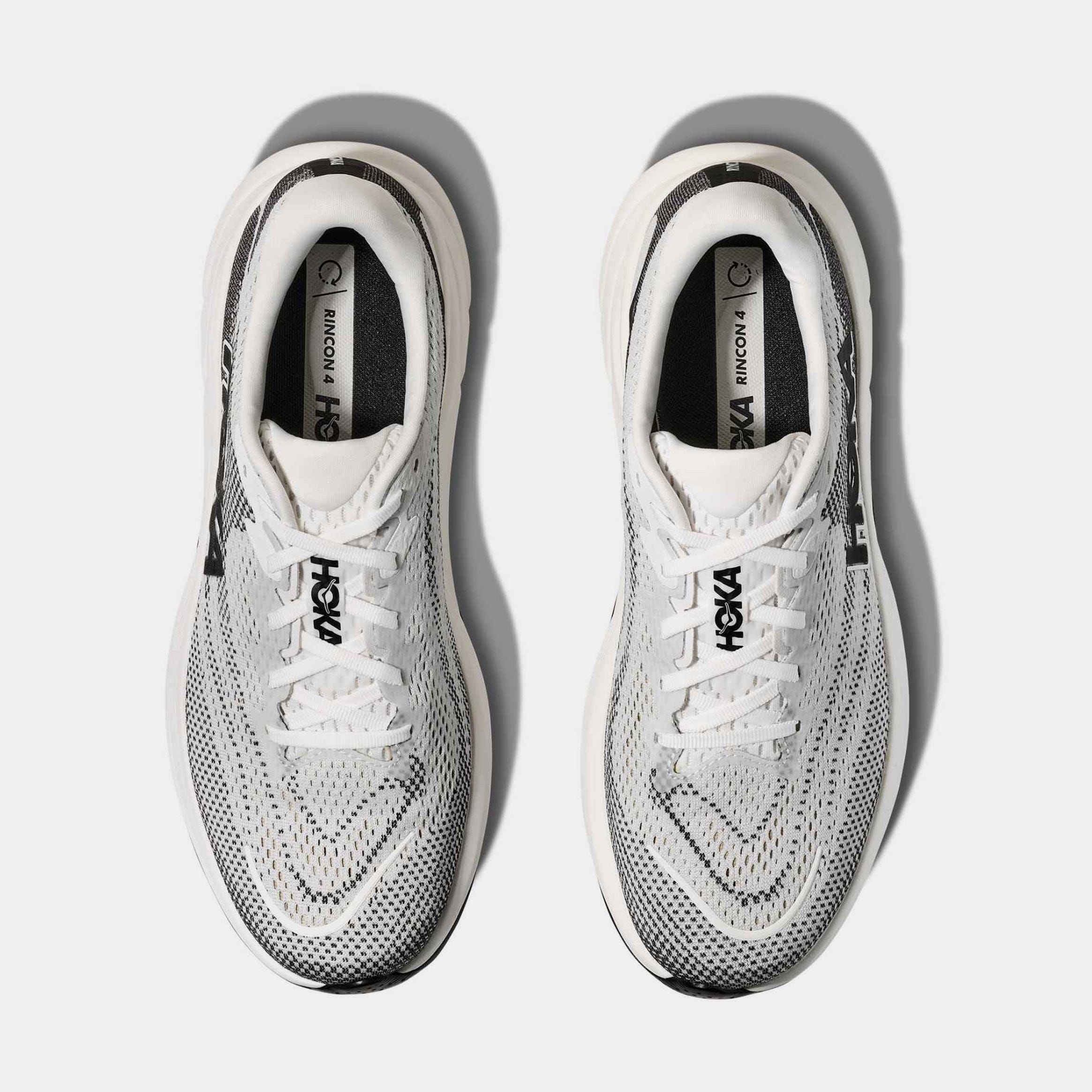 Hoka Rincon 4 Mens Running Shoes (White/Black)