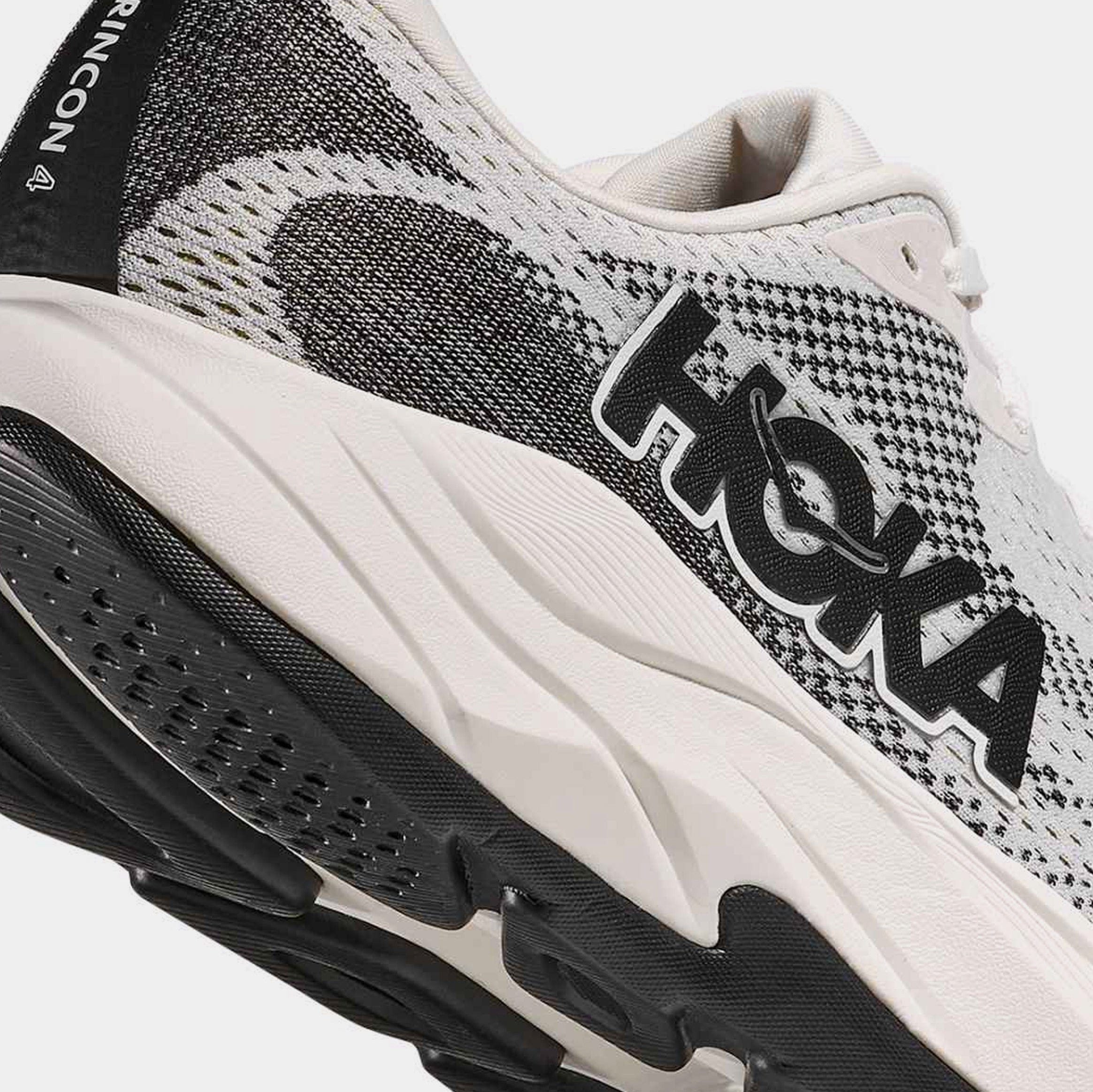 Hoka Rincon 4 Mens Running Shoes (White/Black)