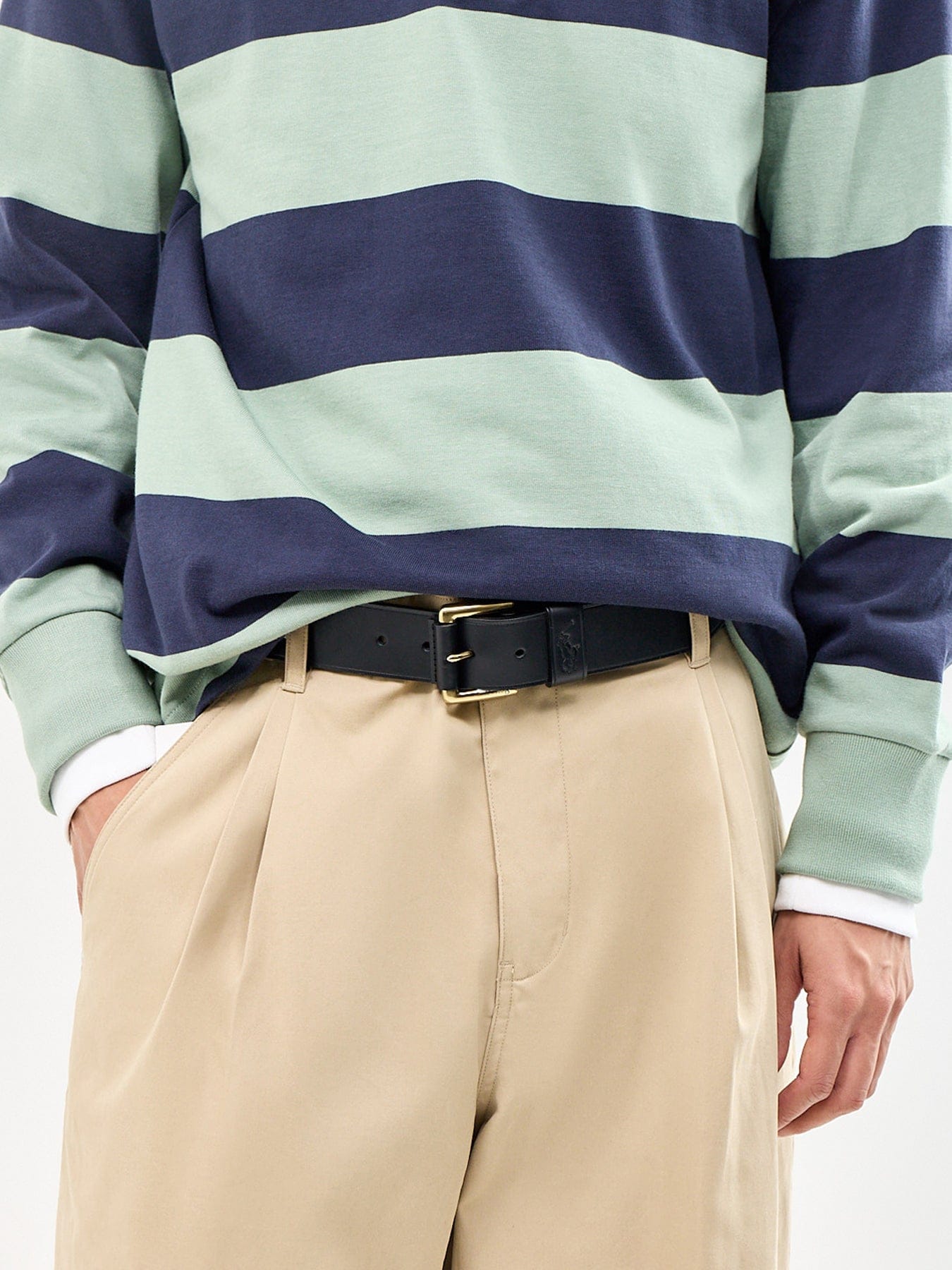 Polo Ralph Lauren Keep Leather Belt Black