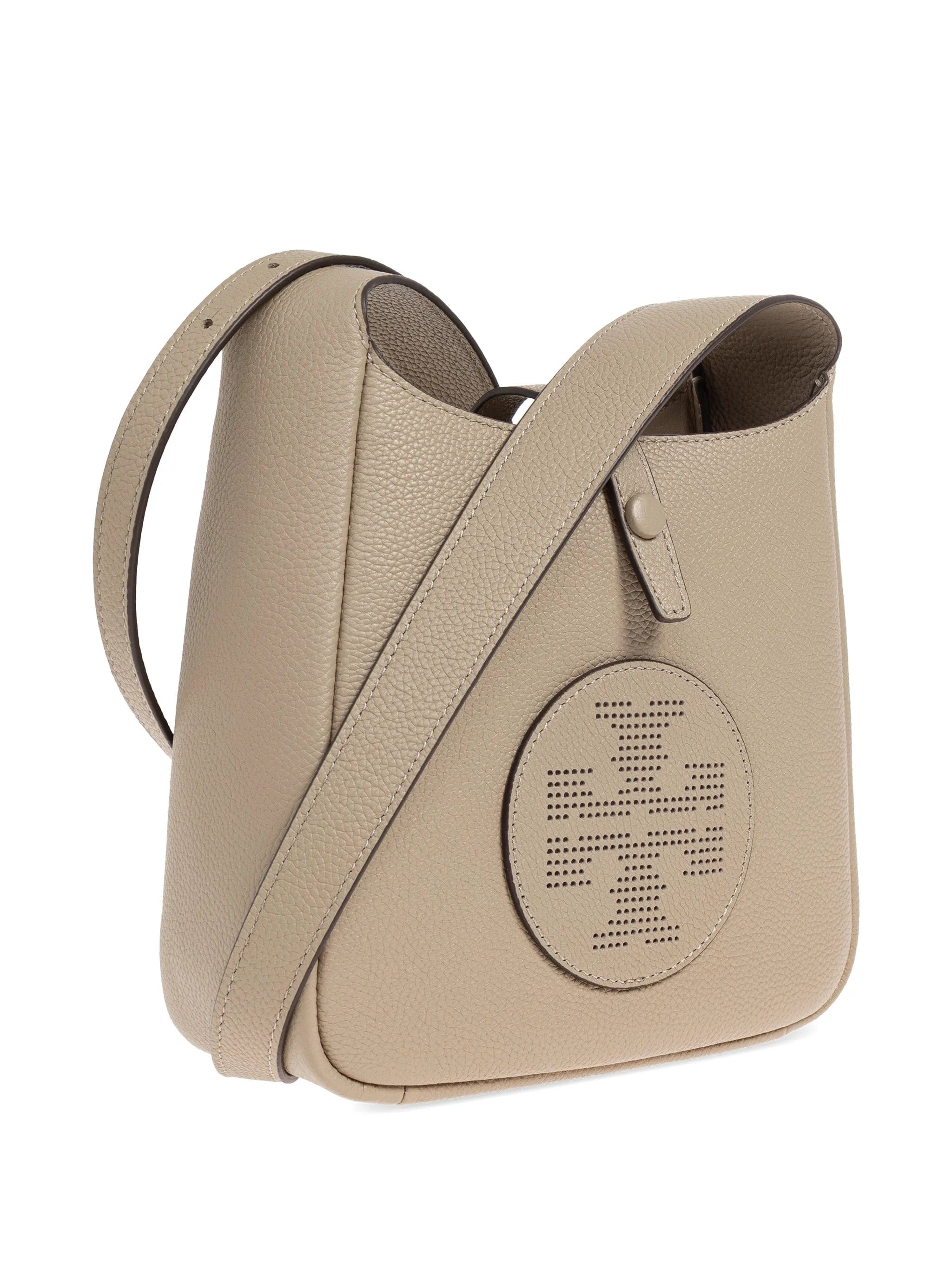 Tory Burch perforated - logo leather shoulder bag