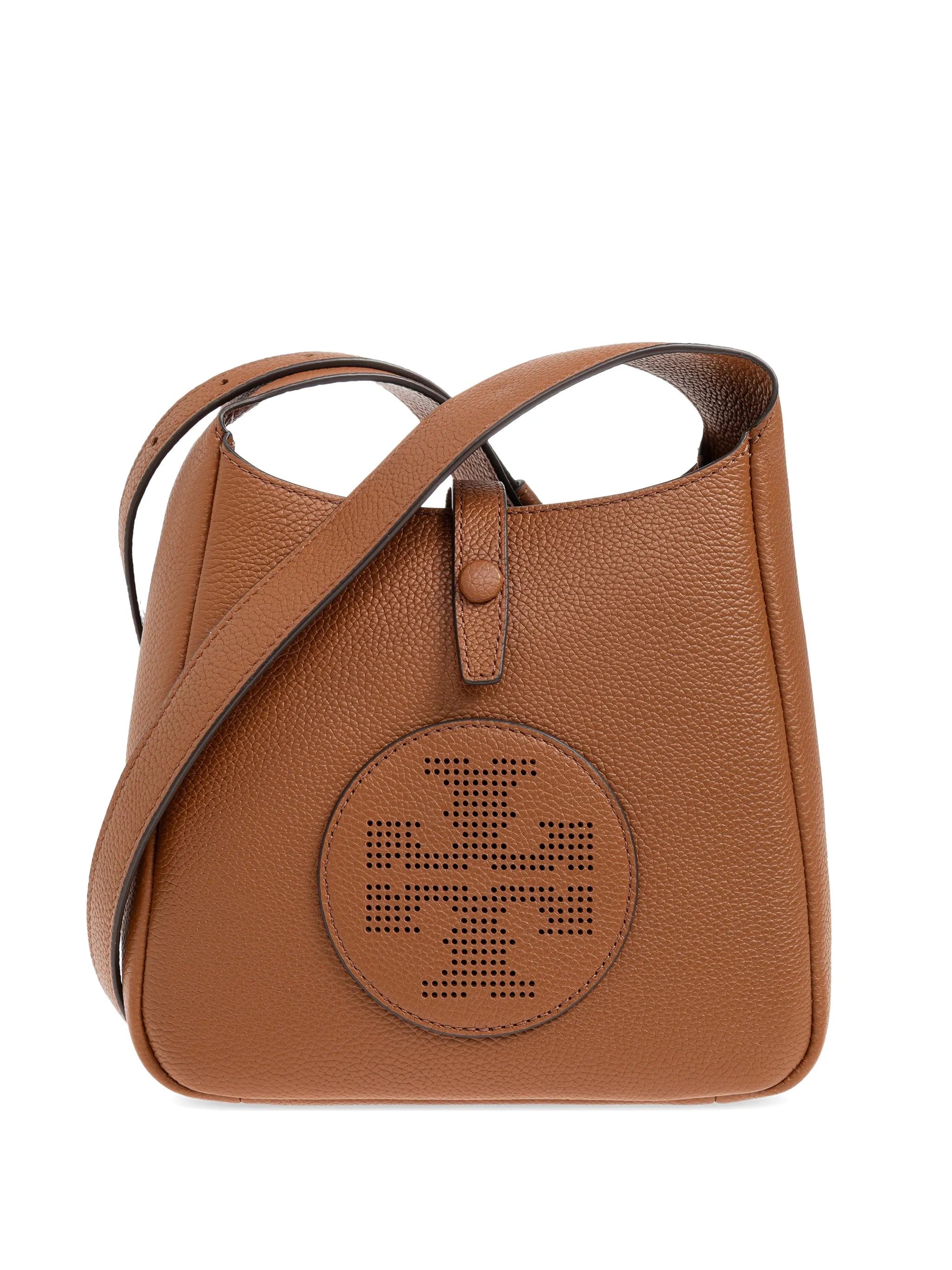 Tory Burch perforated - logo leather cross body bag