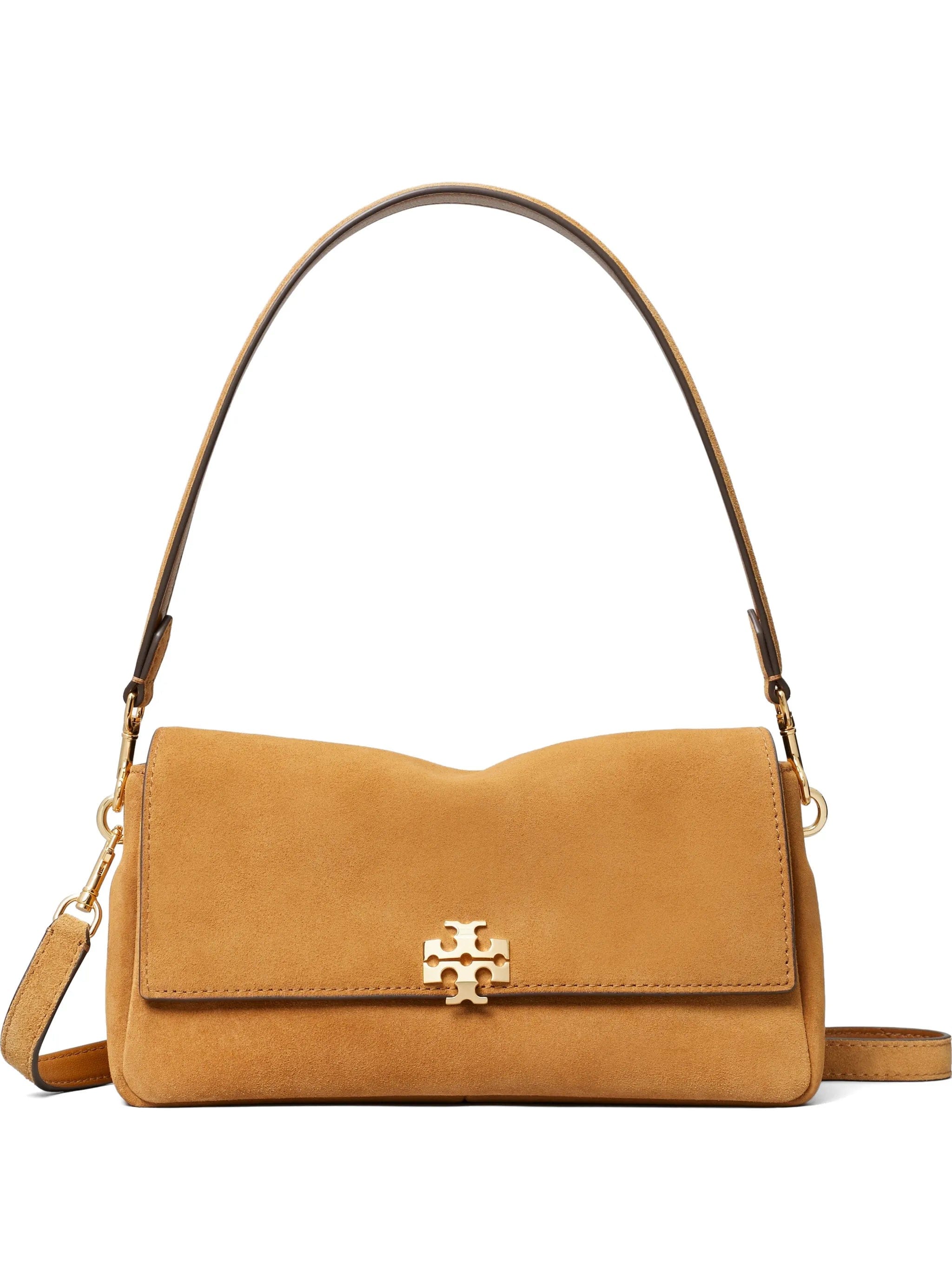 Tory Burch small Charlie suede shoulder bag