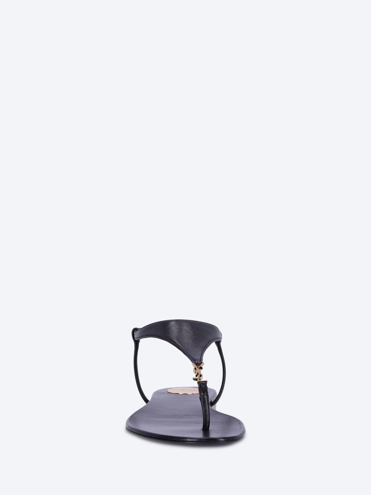 Saint Laurent Smooth leather cassandre sandals