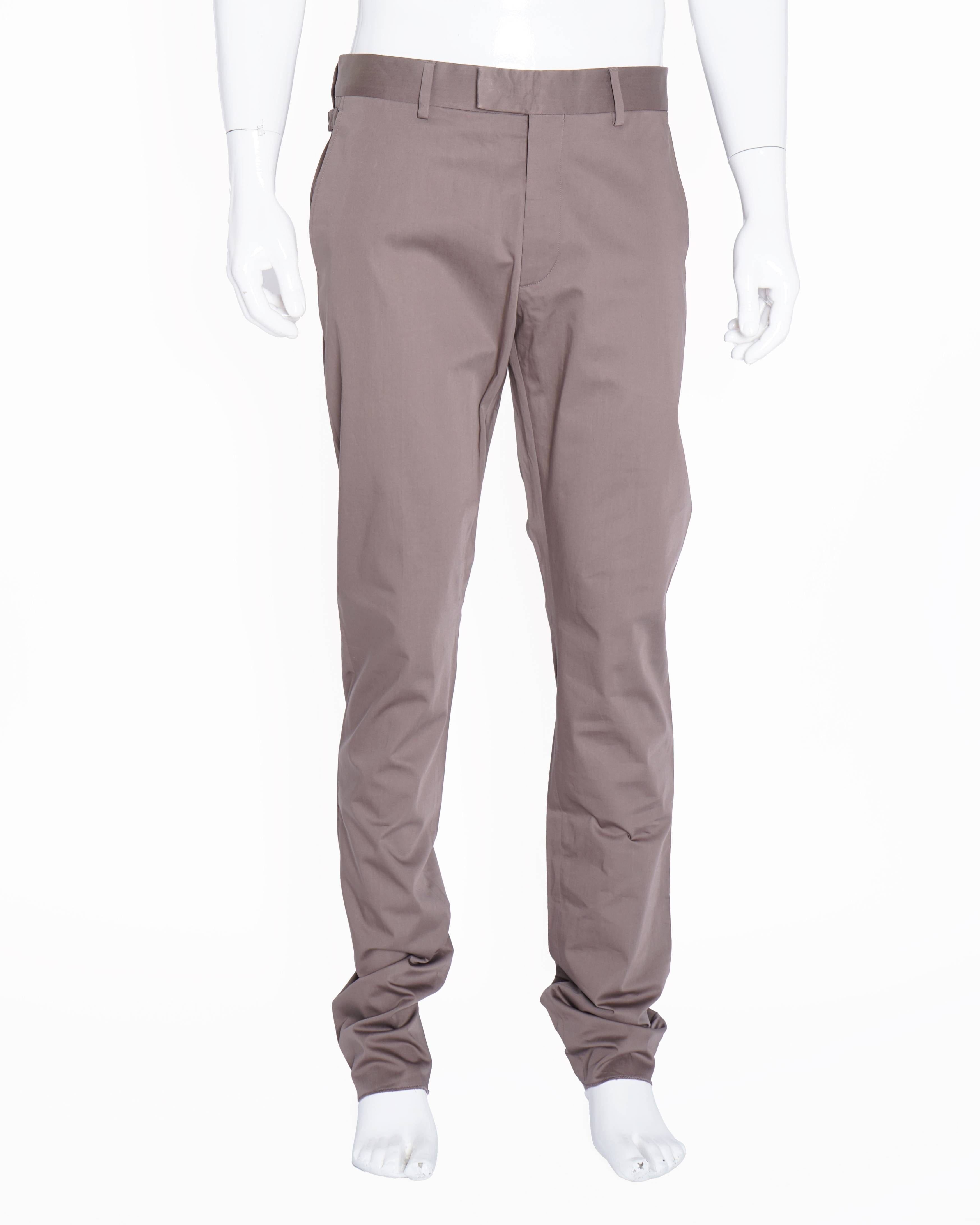 Louis Vuitton Men's Formal Pants In Brown