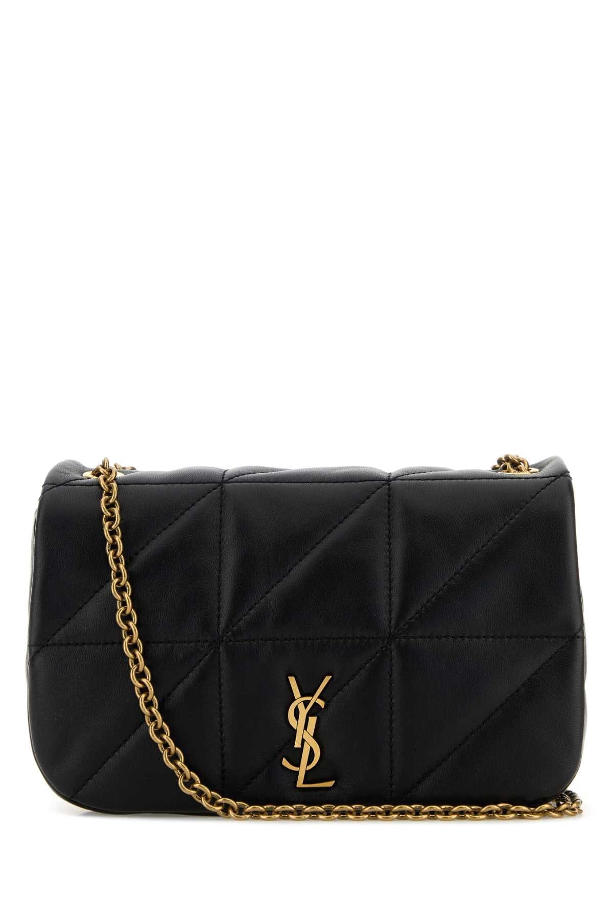 Saint Laurent Women Black Leather Mini Jamie 4.3 Shoulder Bag