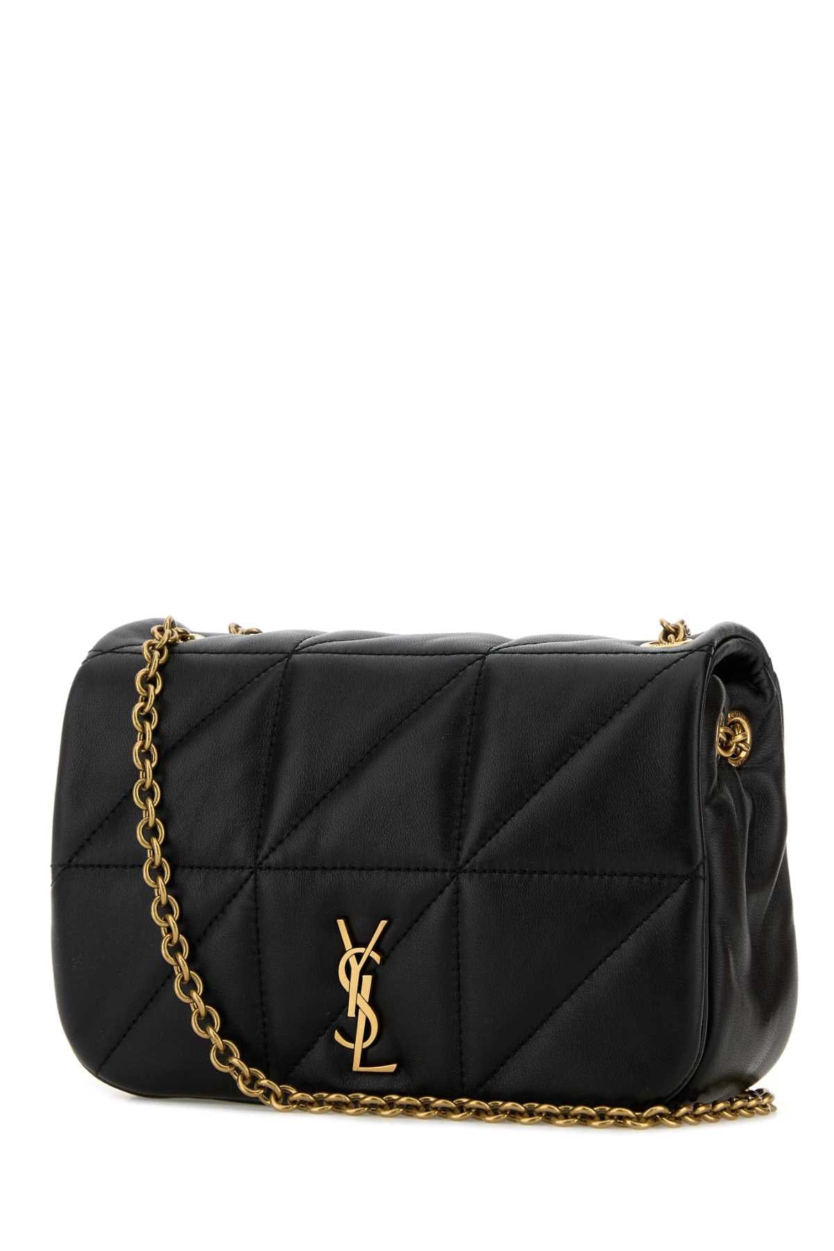 Saint Laurent Women Black Leather Mini Jamie 4.3 Shoulder Bag