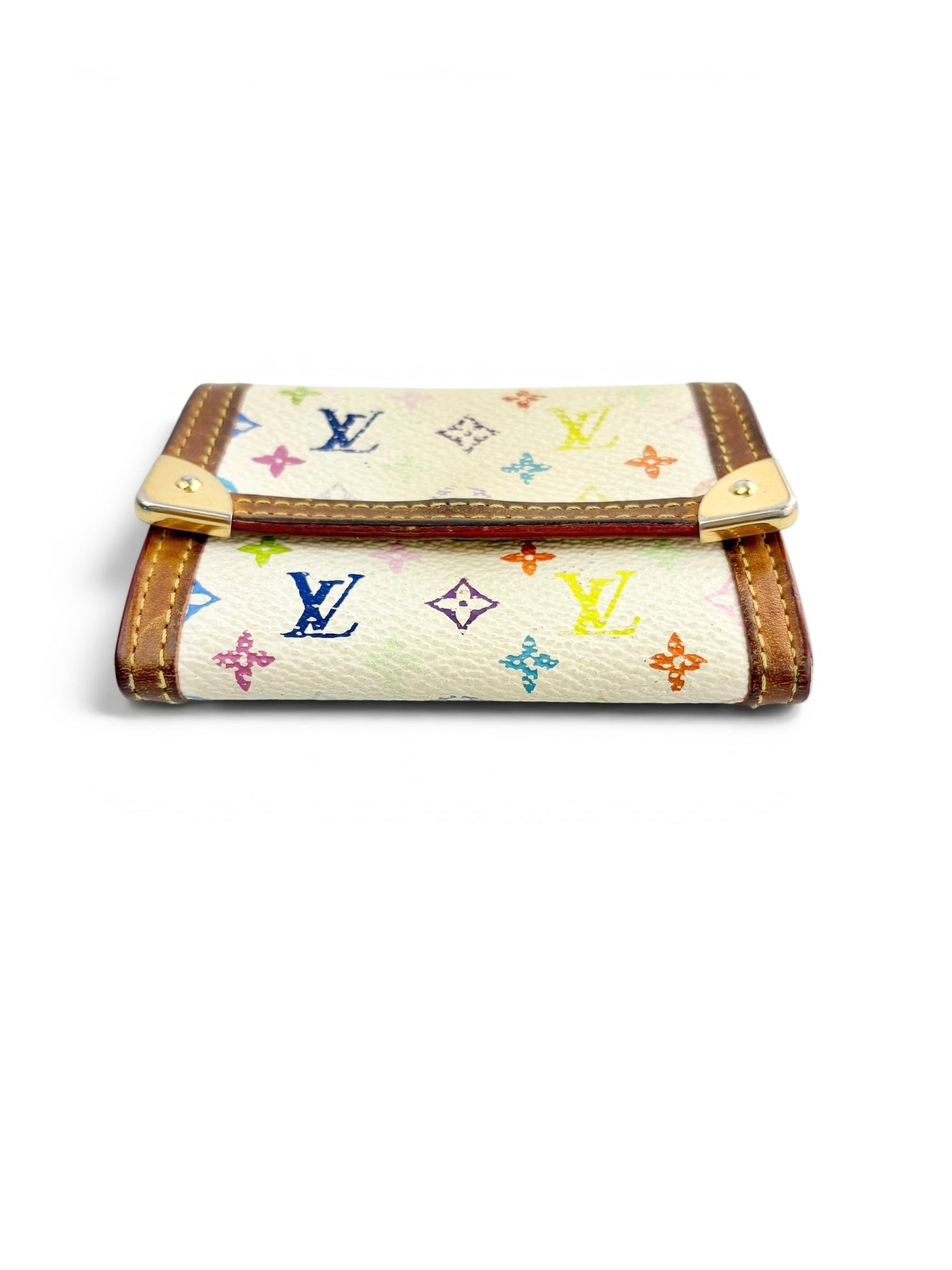 Louis Vuitton White Monogram Multicolor Snap Case