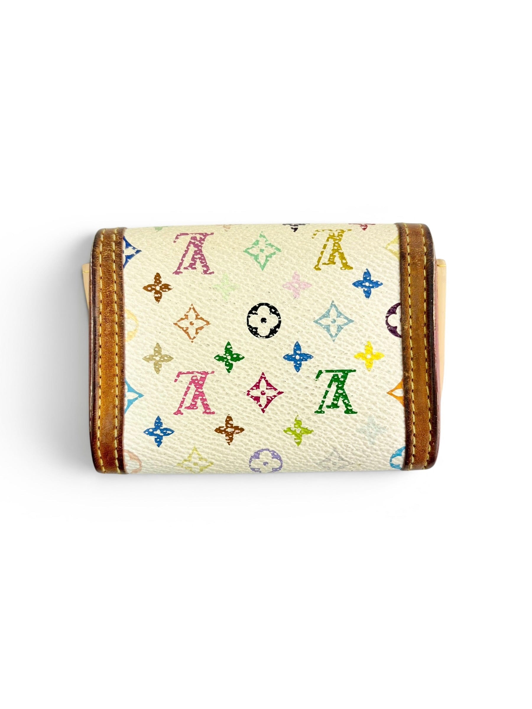 Louis Vuitton White Monogram Multicolor Snap Case