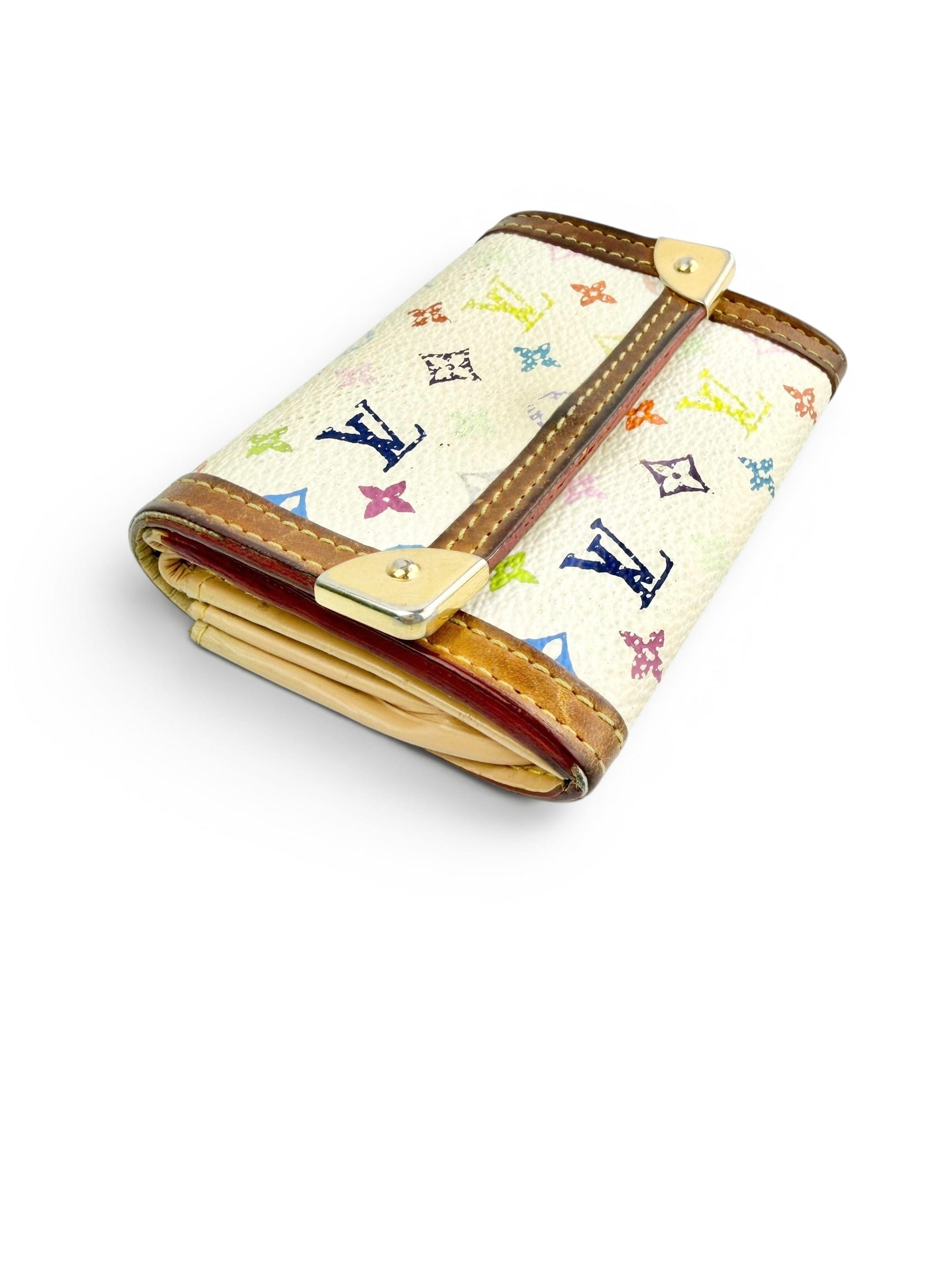Louis Vuitton White Monogram Multicolor Snap Case