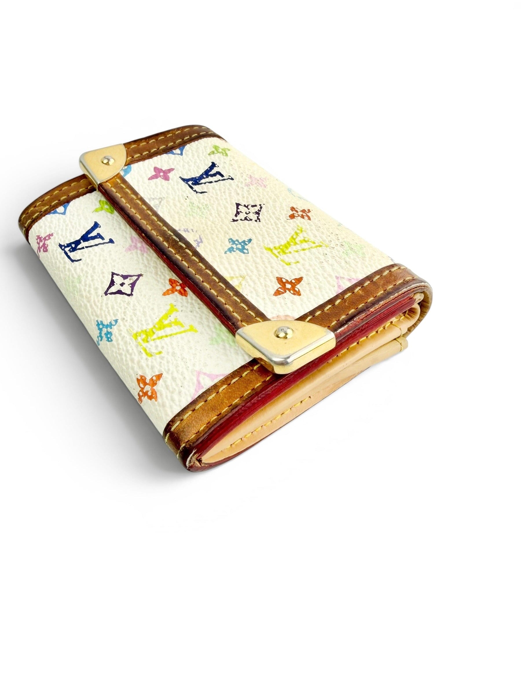 Louis Vuitton White Monogram Multicolor Snap Case