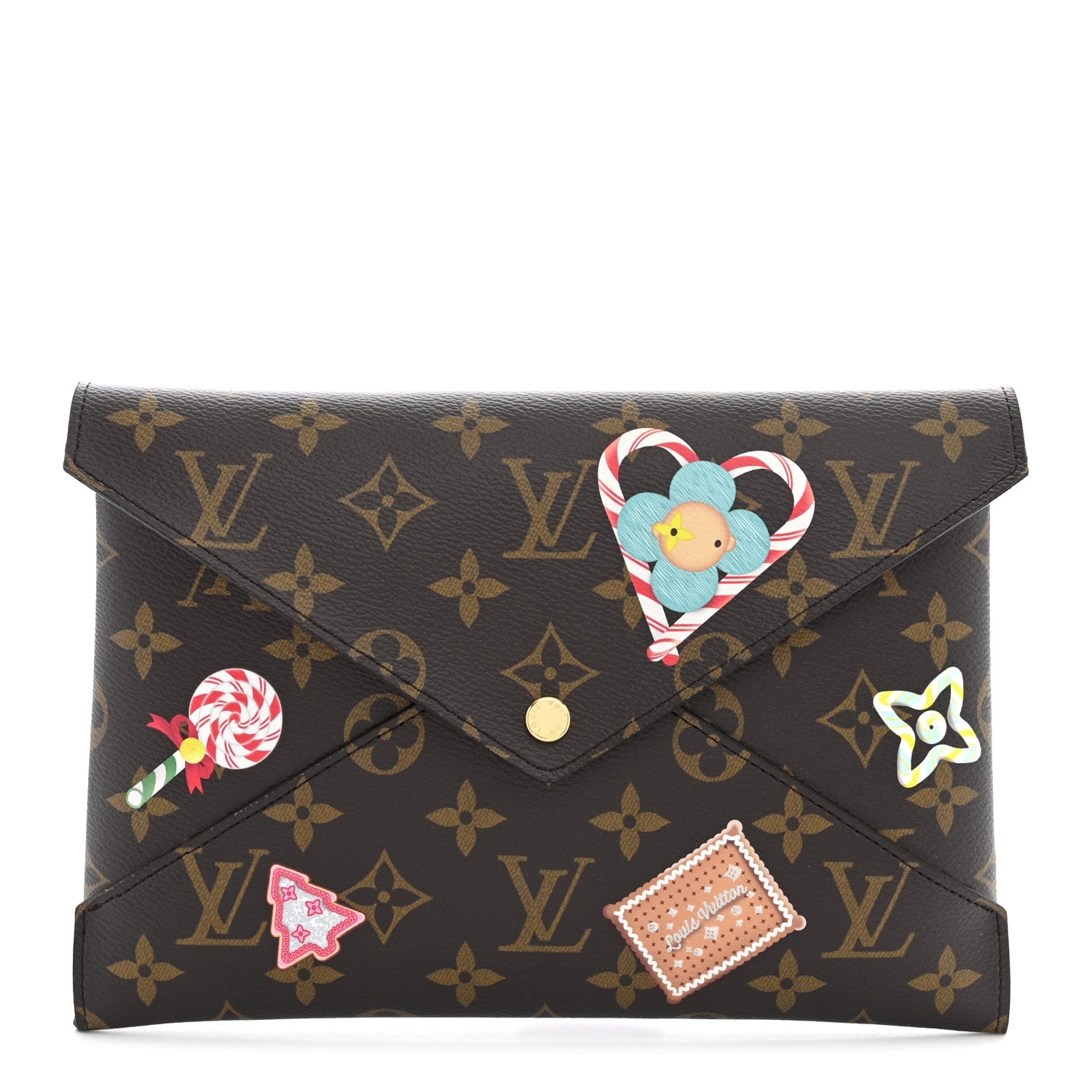 Louis Vuitton Monogram 2024 Christmas Animation Large Kirigami Pochette