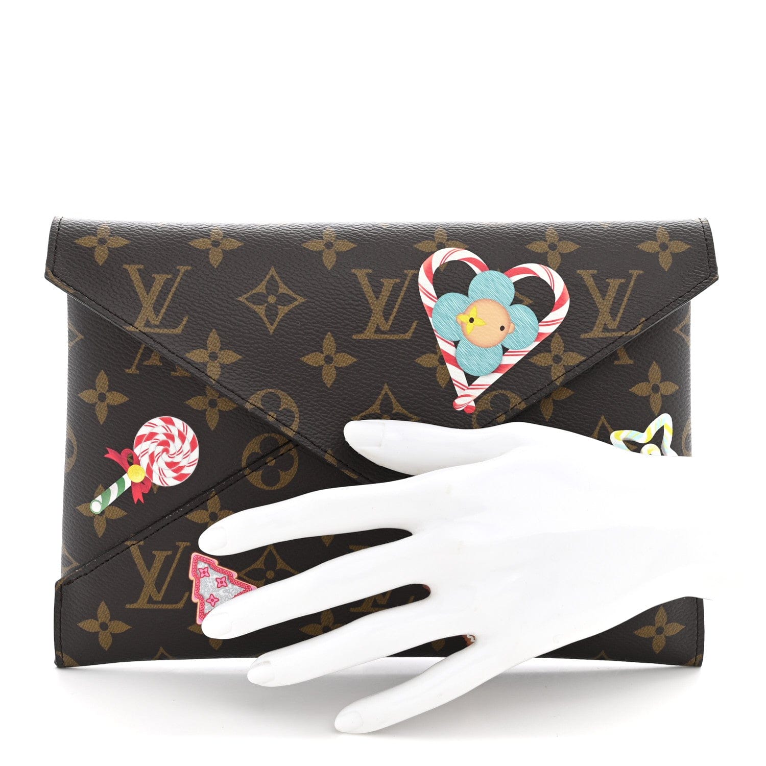 Louis Vuitton Monogram 2024 Christmas Animation Large Kirigami Pochette