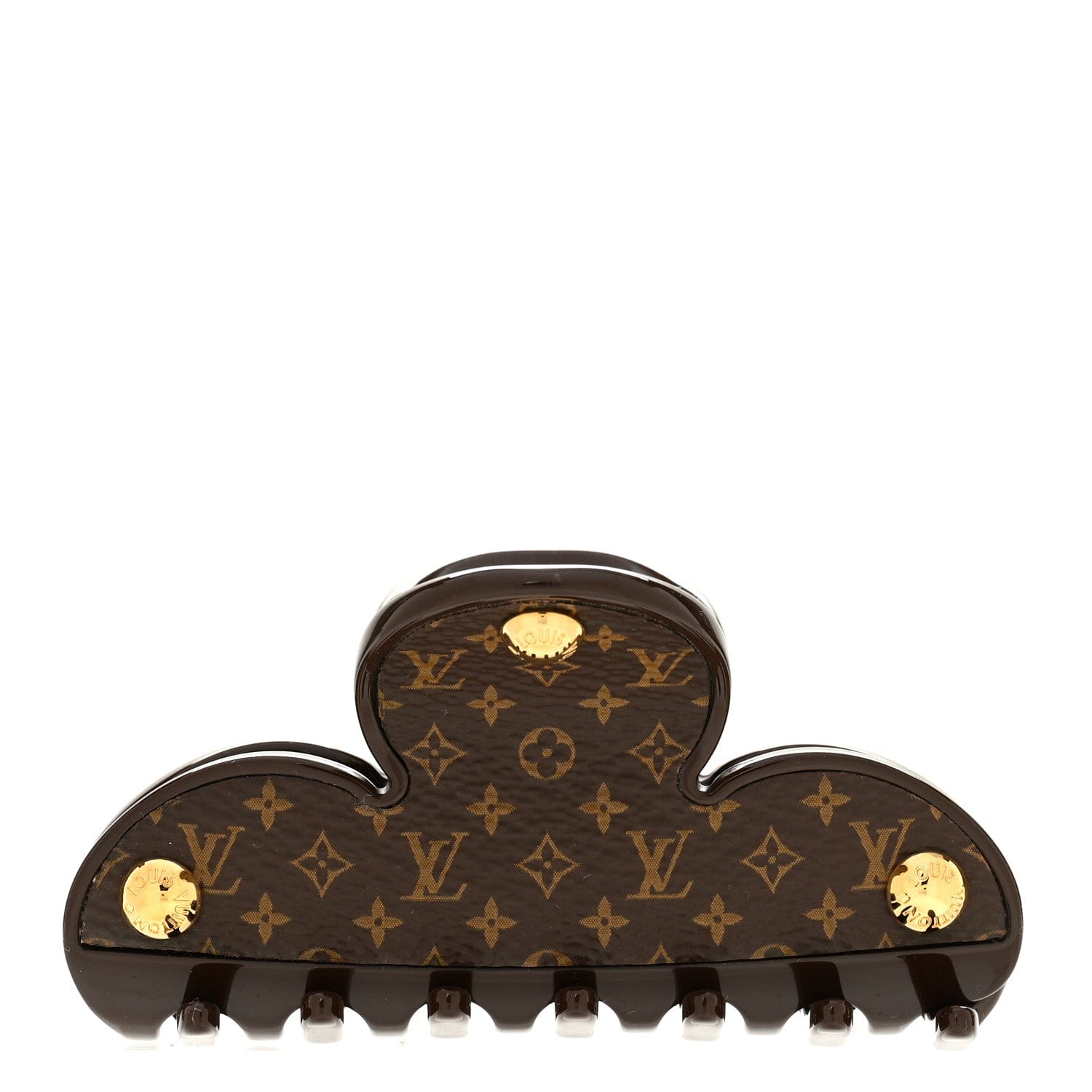 Louis Vuitton Resin Monogram Claw Clip Brown