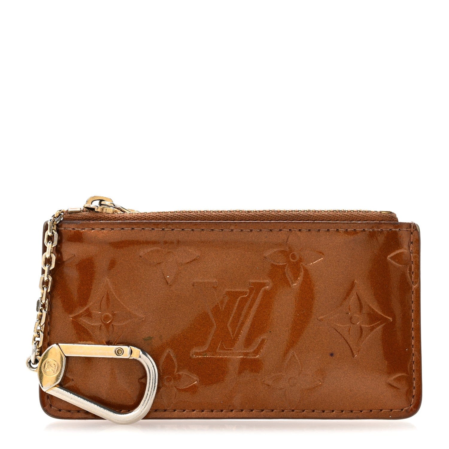 Louis Vuitton Vernis Key Pochette Bronze