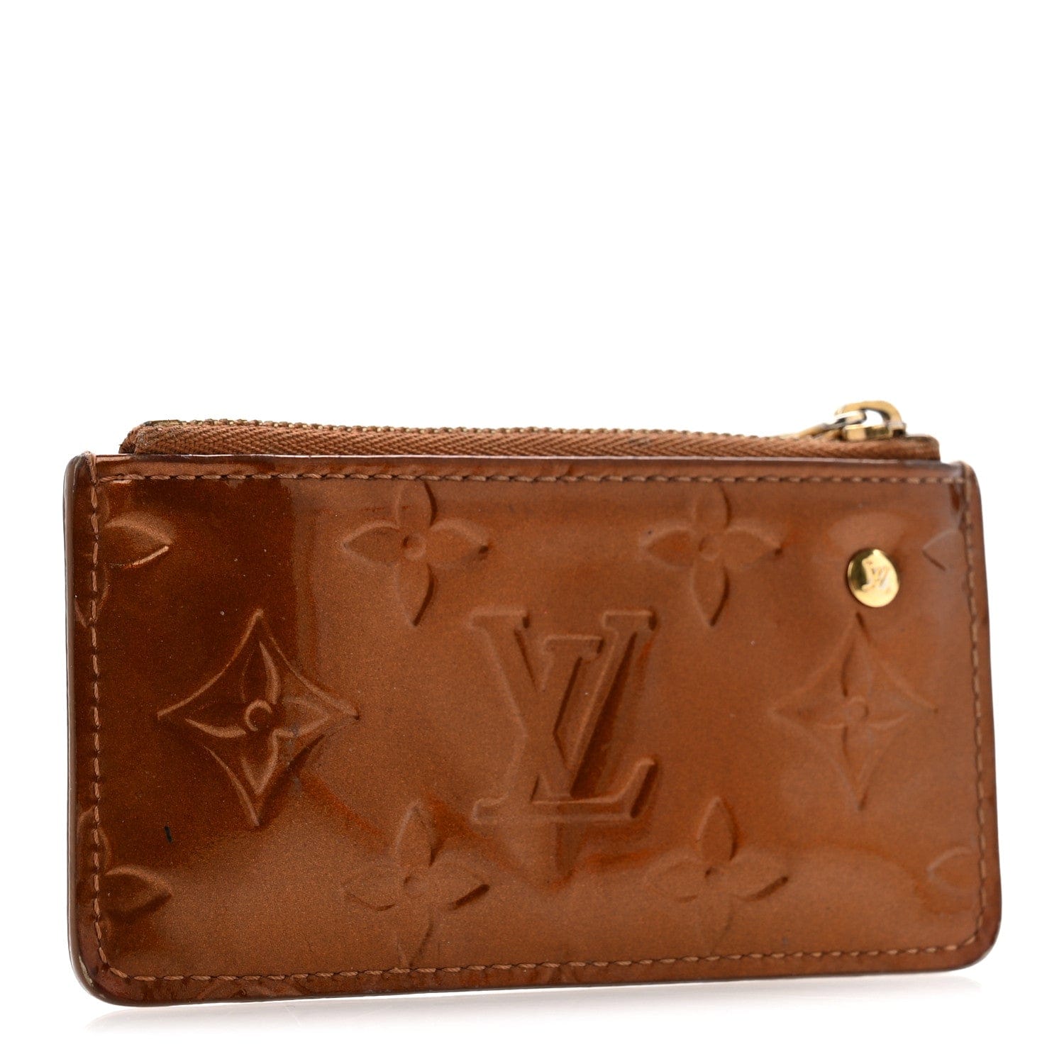 Louis Vuitton Vernis Key Pochette Bronze