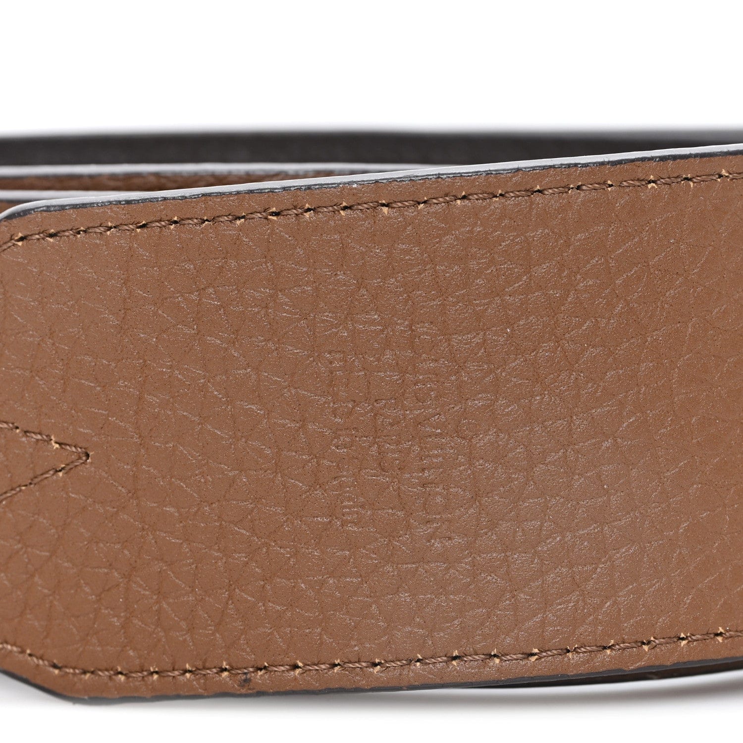 Louis Vuitton Taurillon Bandouliere Reversible Shoulder Strap Marron