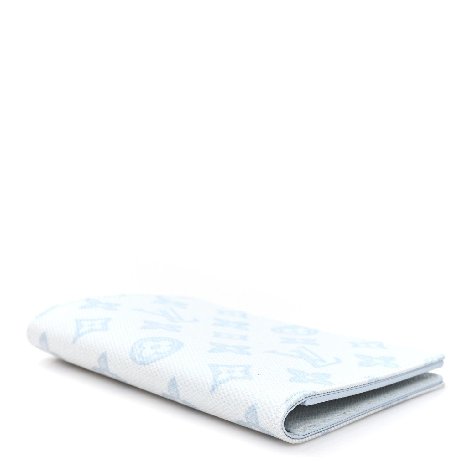 Louis Vuitton Monogram Origine Passport Cover Bleu Courrier