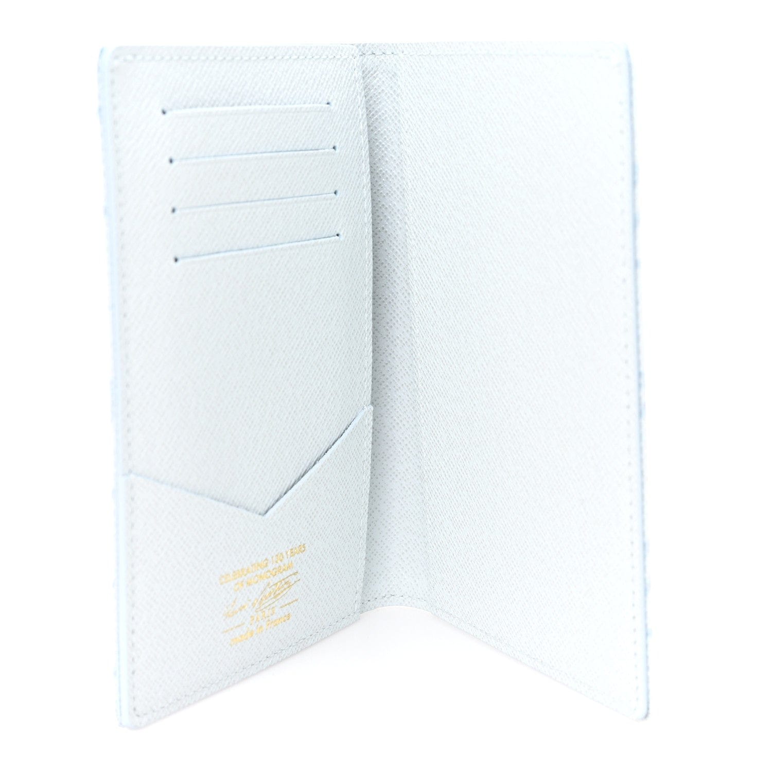 Louis Vuitton Monogram Origine Passport Cover Bleu Courrier