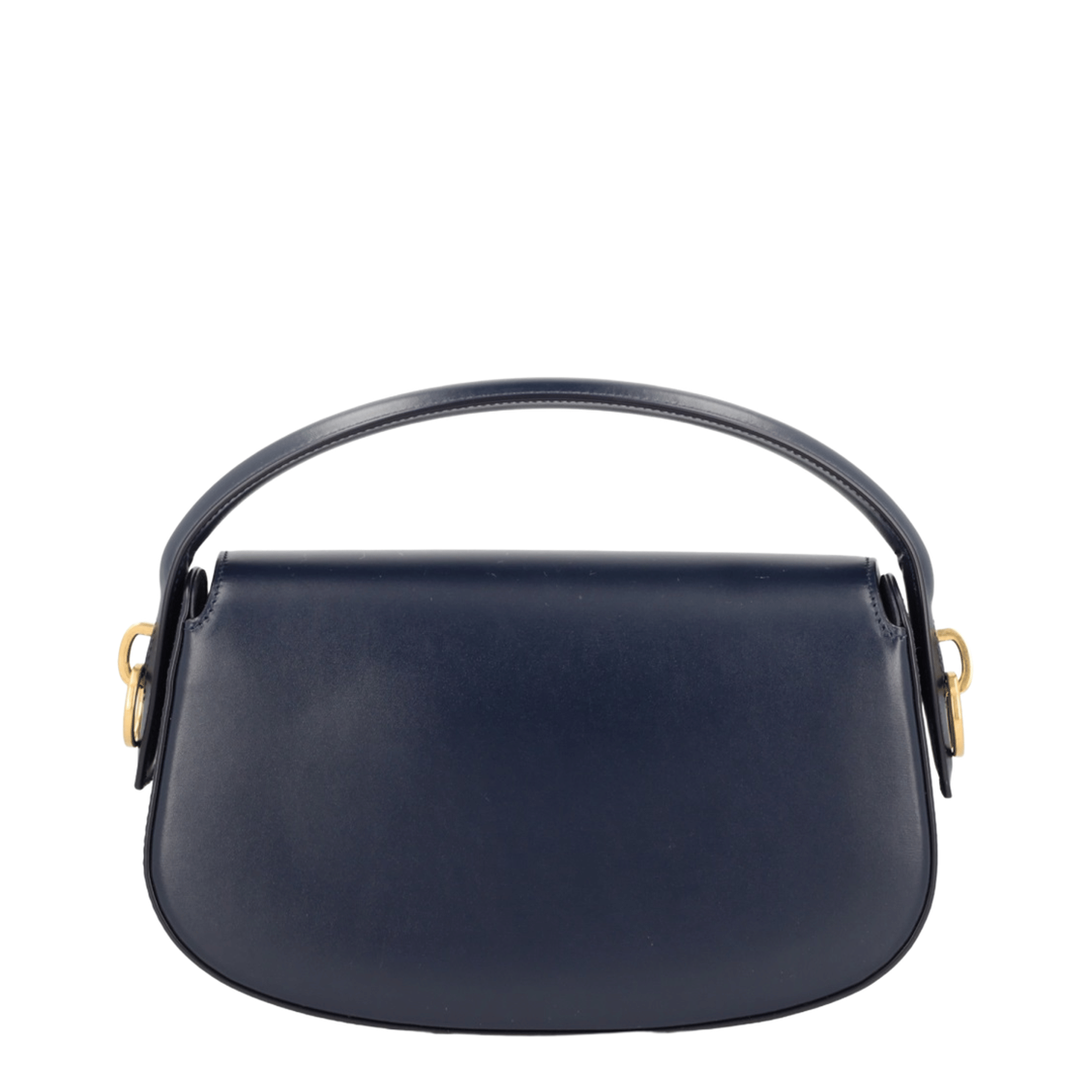 Saint Laurent Voltaire Calfskin Box Shoulder Bag - Dark Blue