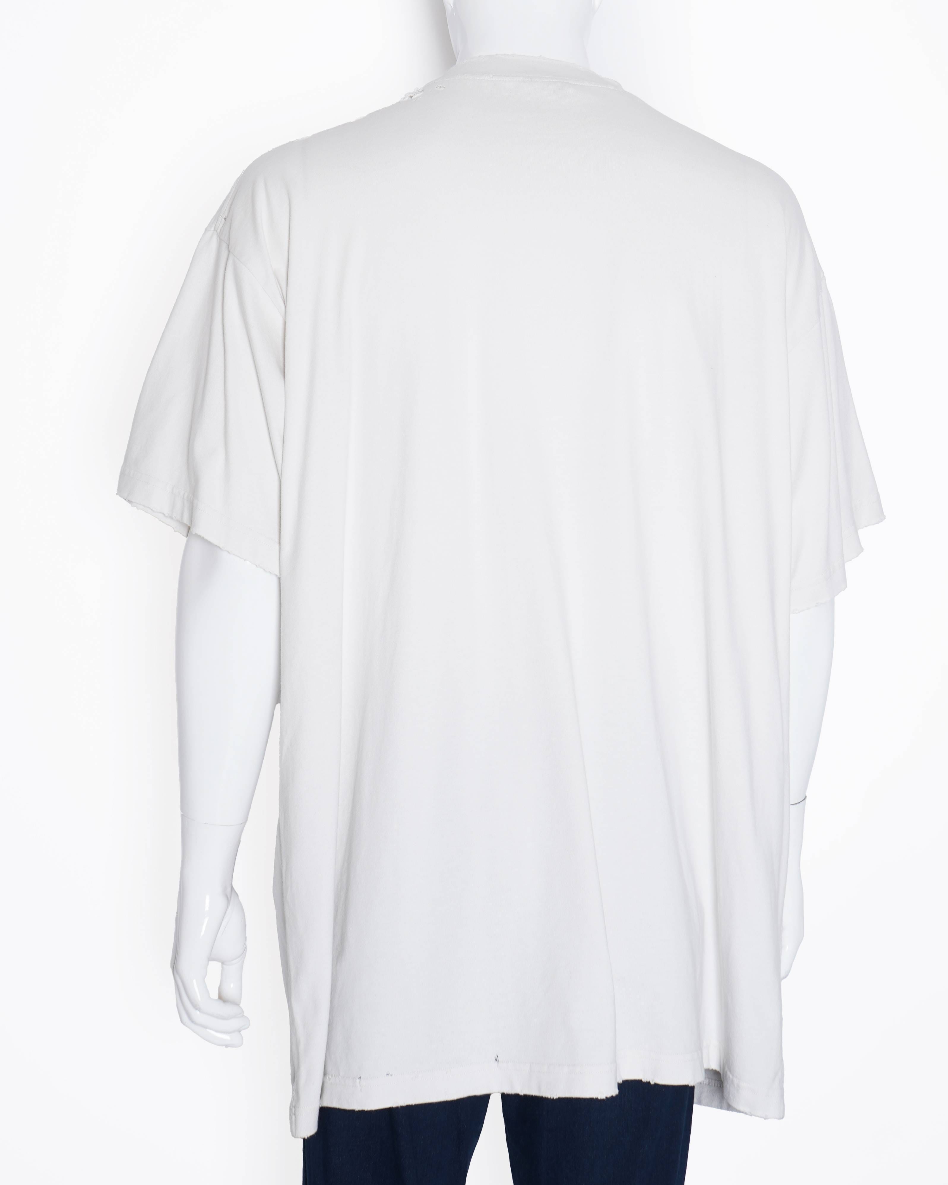 Balenciaga White printed t - shirt (Unisex)