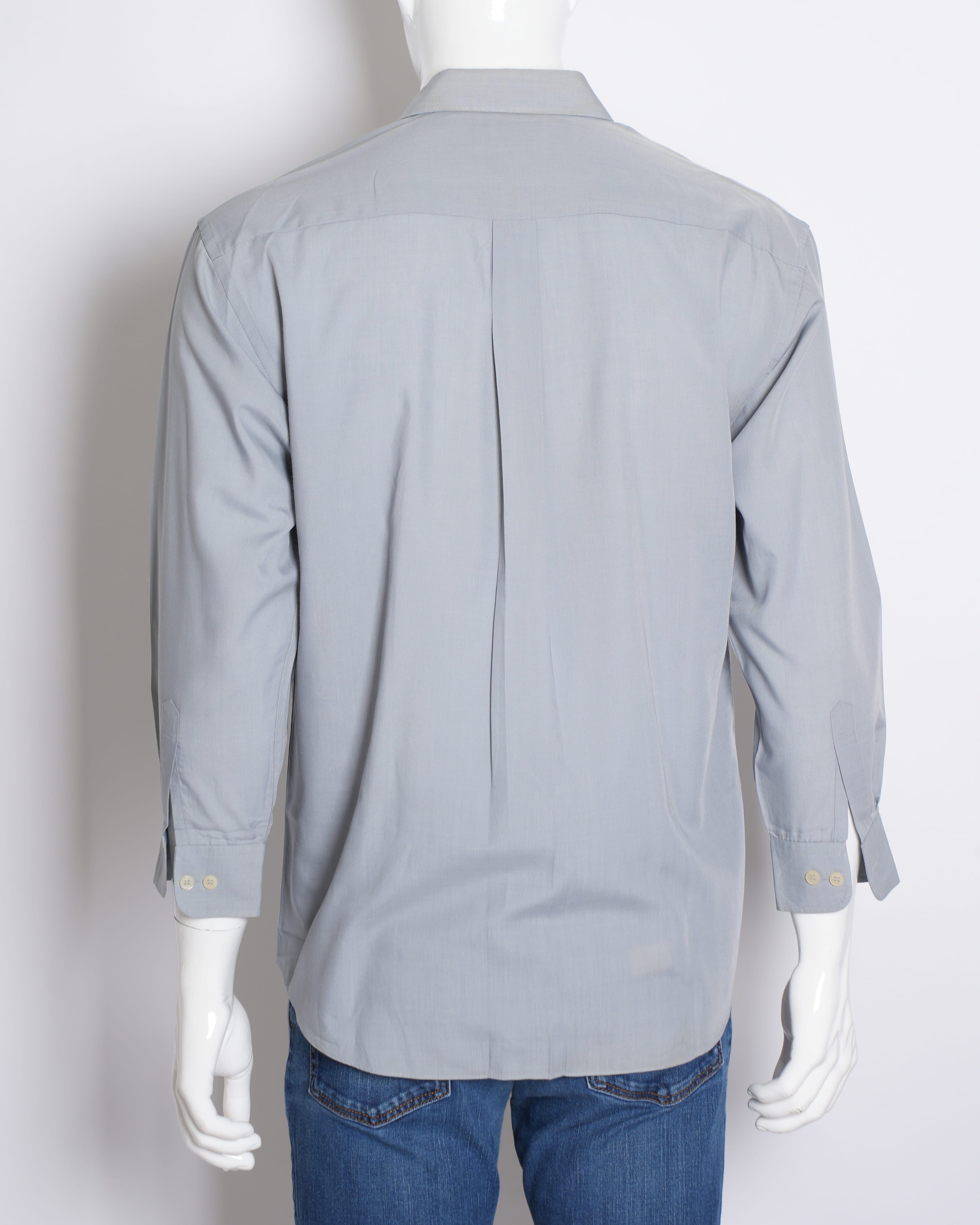 Balenciaga Men's Button - Down Shirt in grey