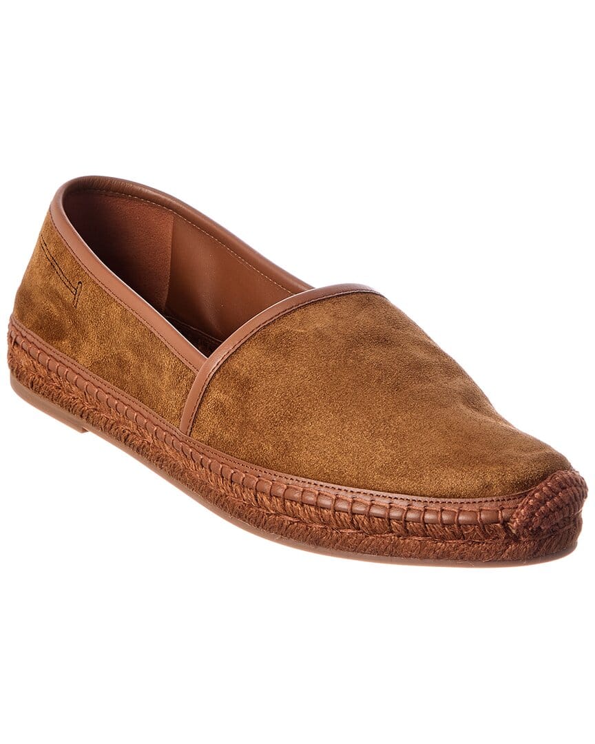 Tom Ford Ocelot Suede & Leather Espadrille