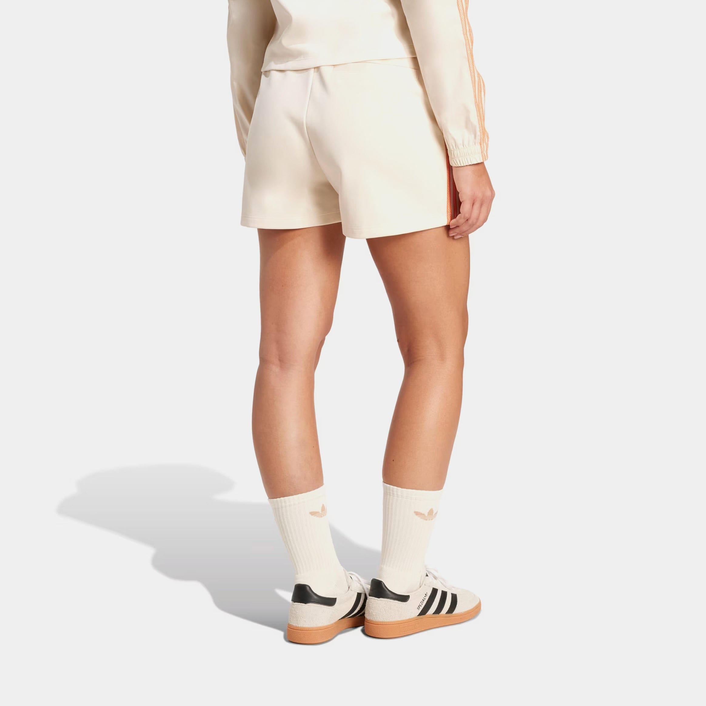 adidas Summer Glow Classic Womens Shorts (Wonder White)