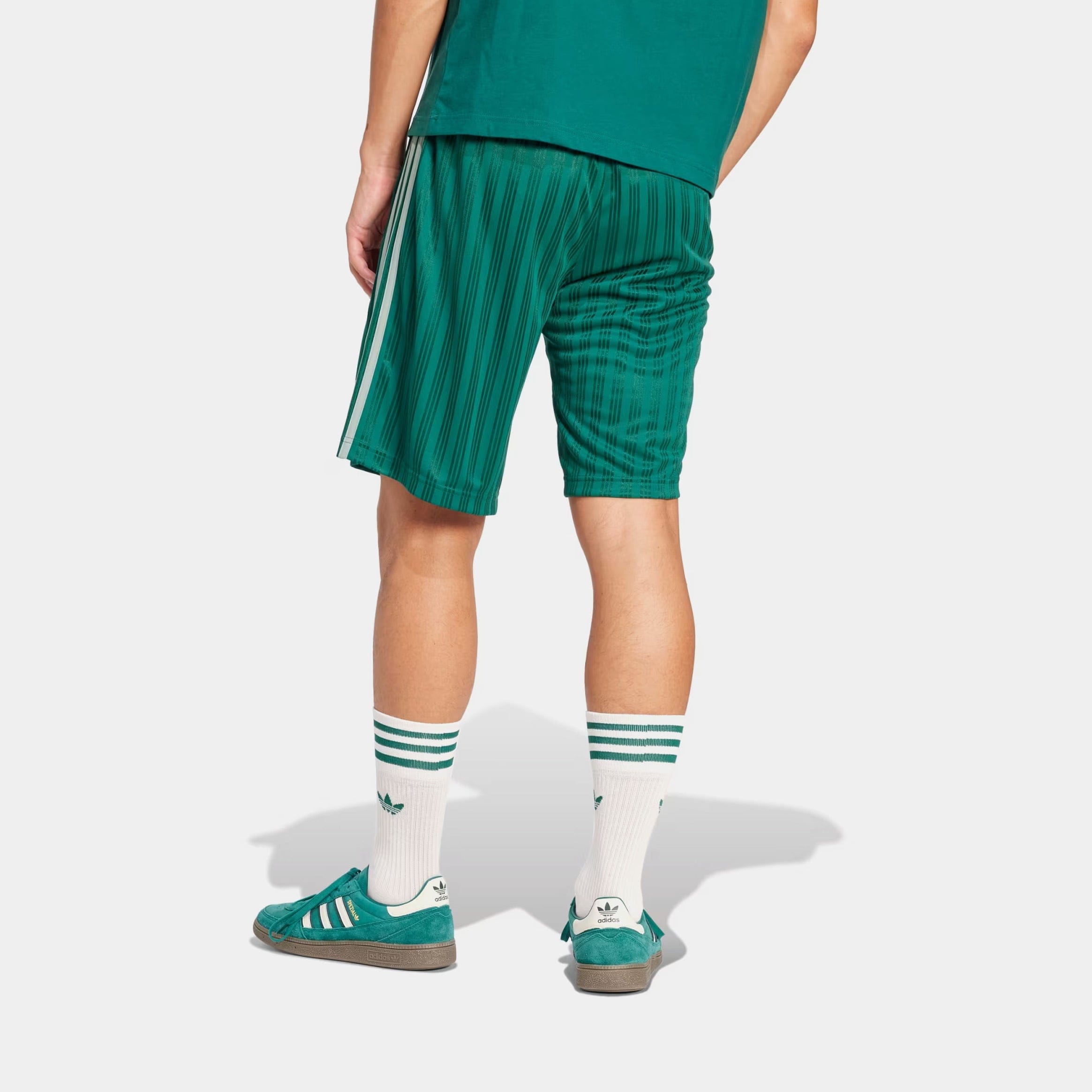 adidas Adicolor Poly Mens Shorts (Collegiate Green)