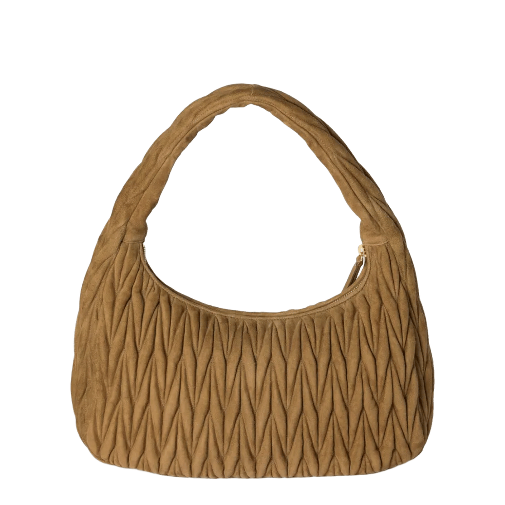 Miu Miu SORELLE Suede Shoulder Bag - Oliva