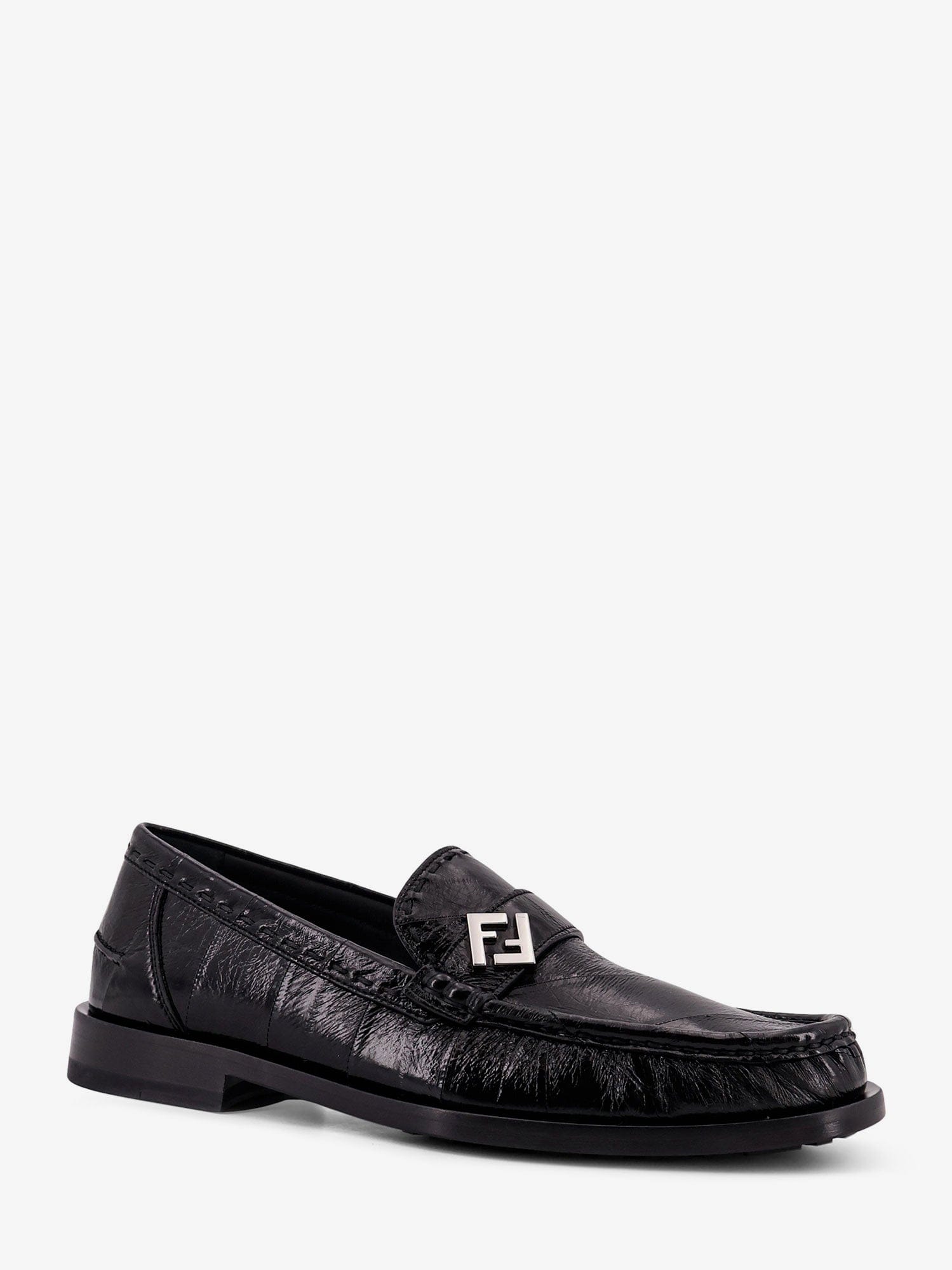 Fendi Missina leather loafers