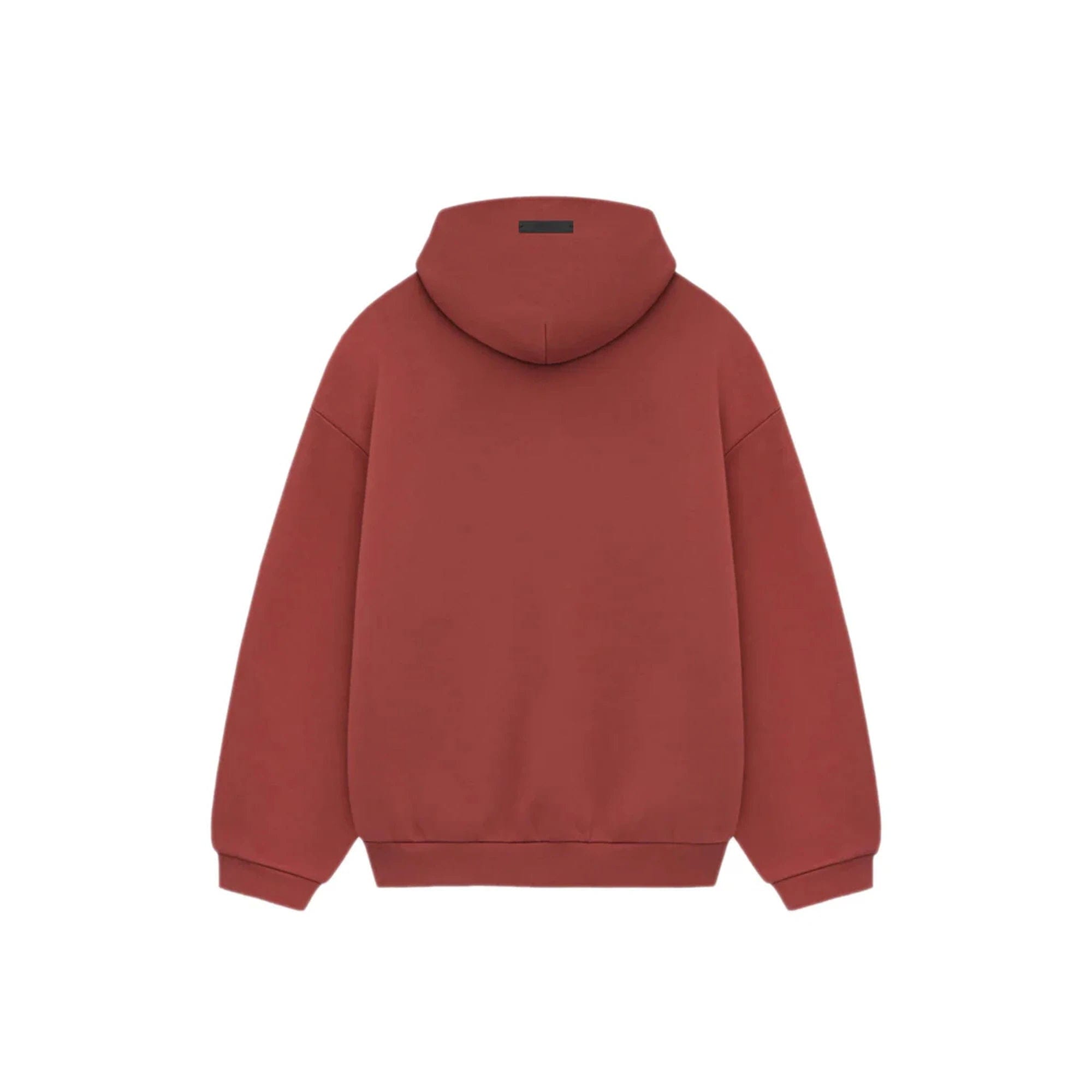Fear of God Essentials Fleece Hoodie Crimson (2024)