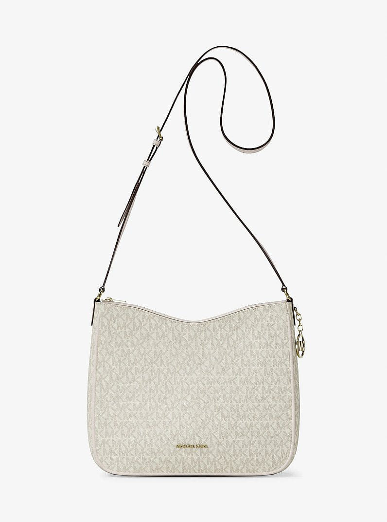 Michael Kors Nayla Medium Signature Logo Messenger Bag Lt Crm Multi