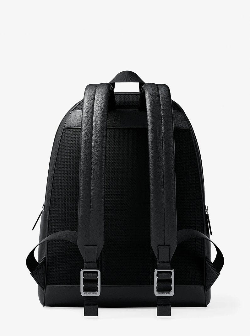 Michael Kors Pacey Medium Signature Logo Backpack Black