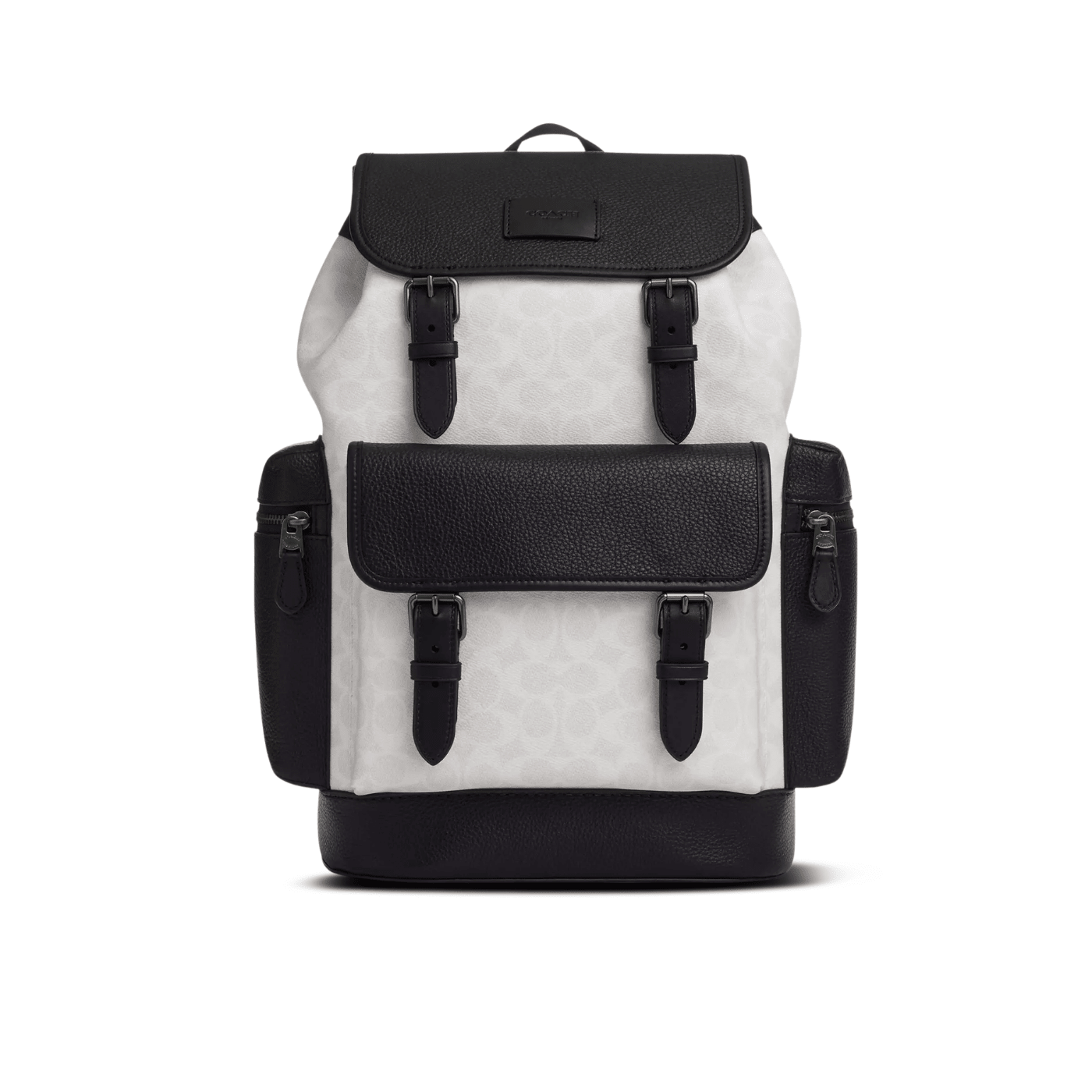 Coach Sprint Backpack signature canvas/Gunmetal/Chalk/Black