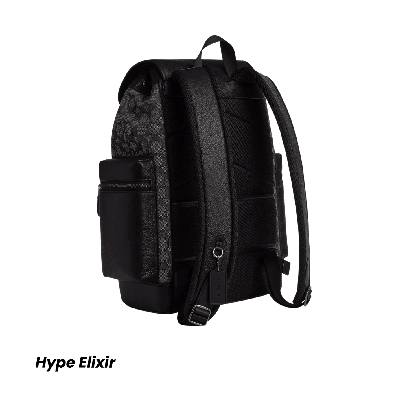 Coach Sprint Backpack signature jacquard/Silver/Charcoal/Black