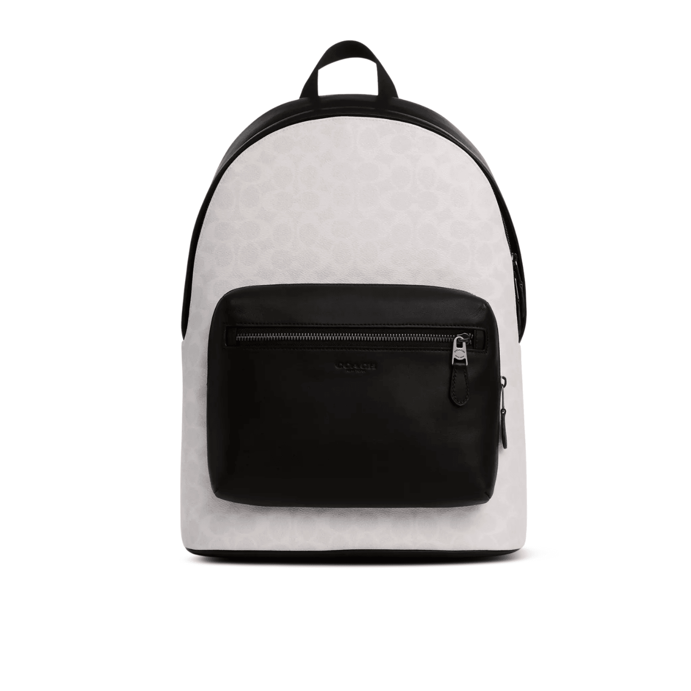 Coach West Backpack signature canvas/Gunmetal/Chalk/Black