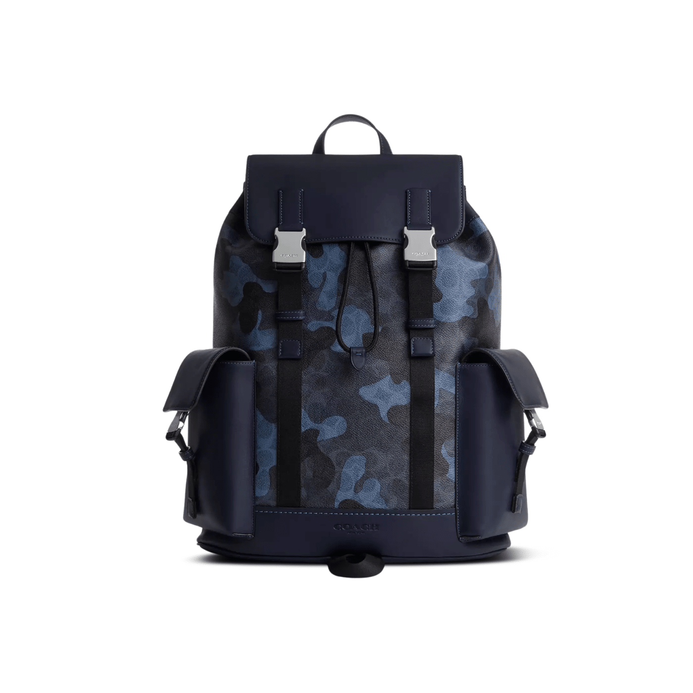 Coach Clark Backpack signature canvas/Silver/Blue Multi