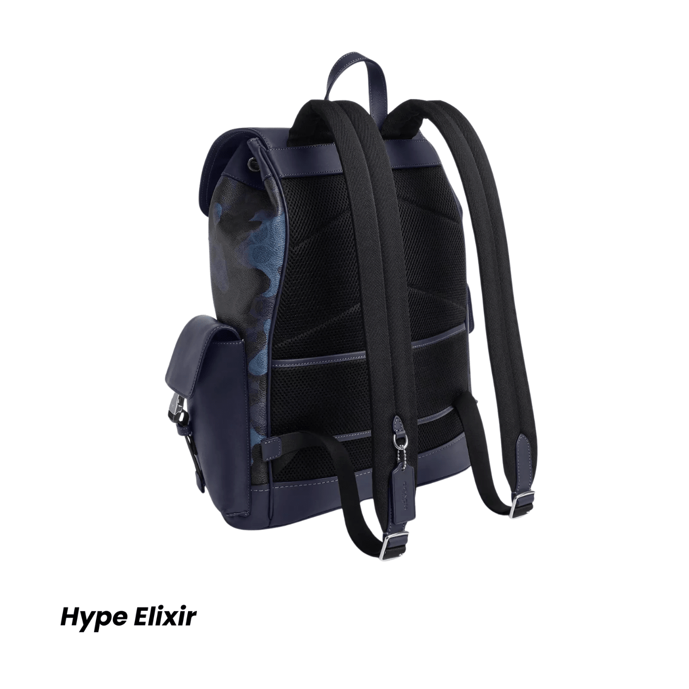 Coach Clark Backpack signature canvas/Silver/Blue Multi