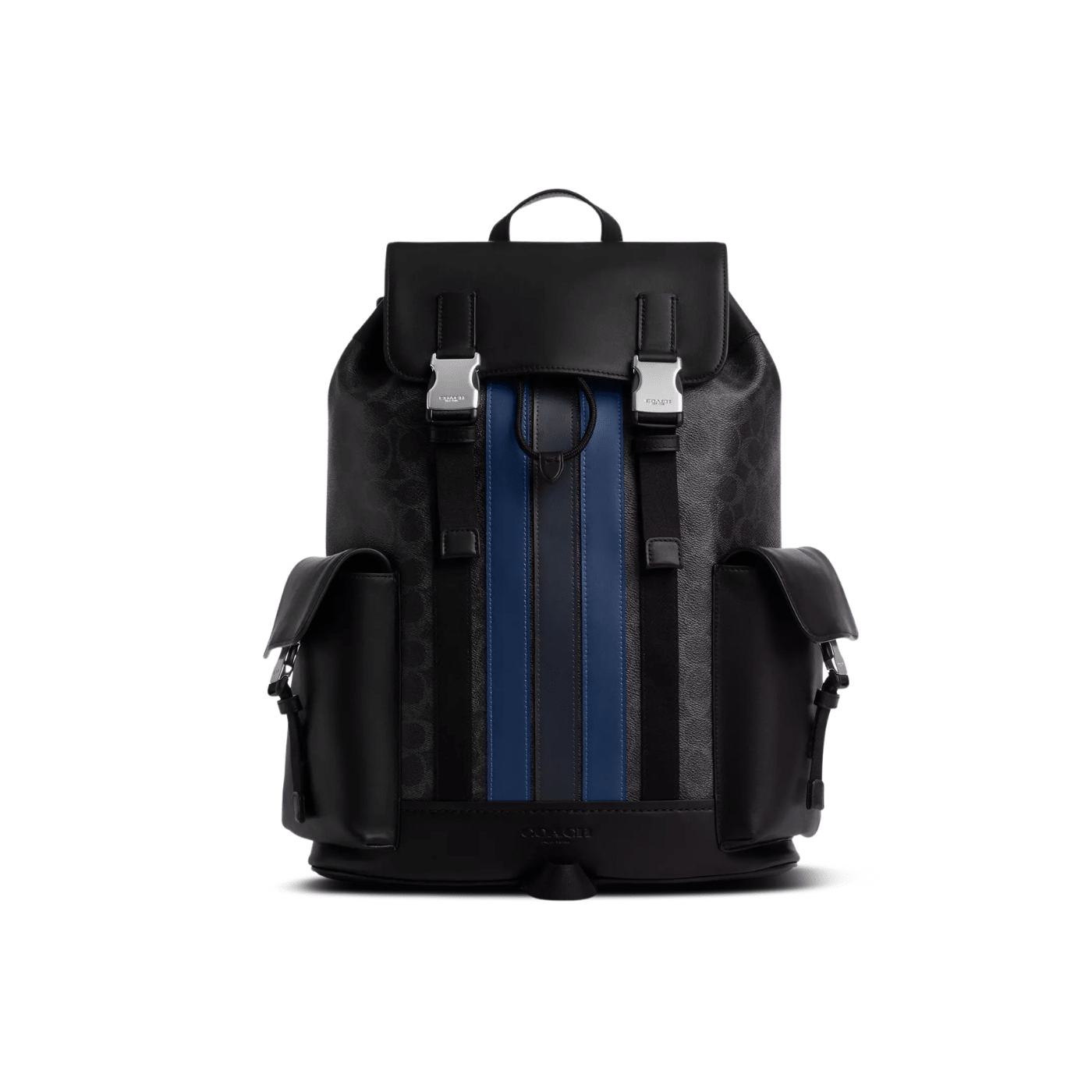 Coach Clark Backpack signature canvas/Silver/Black Multi