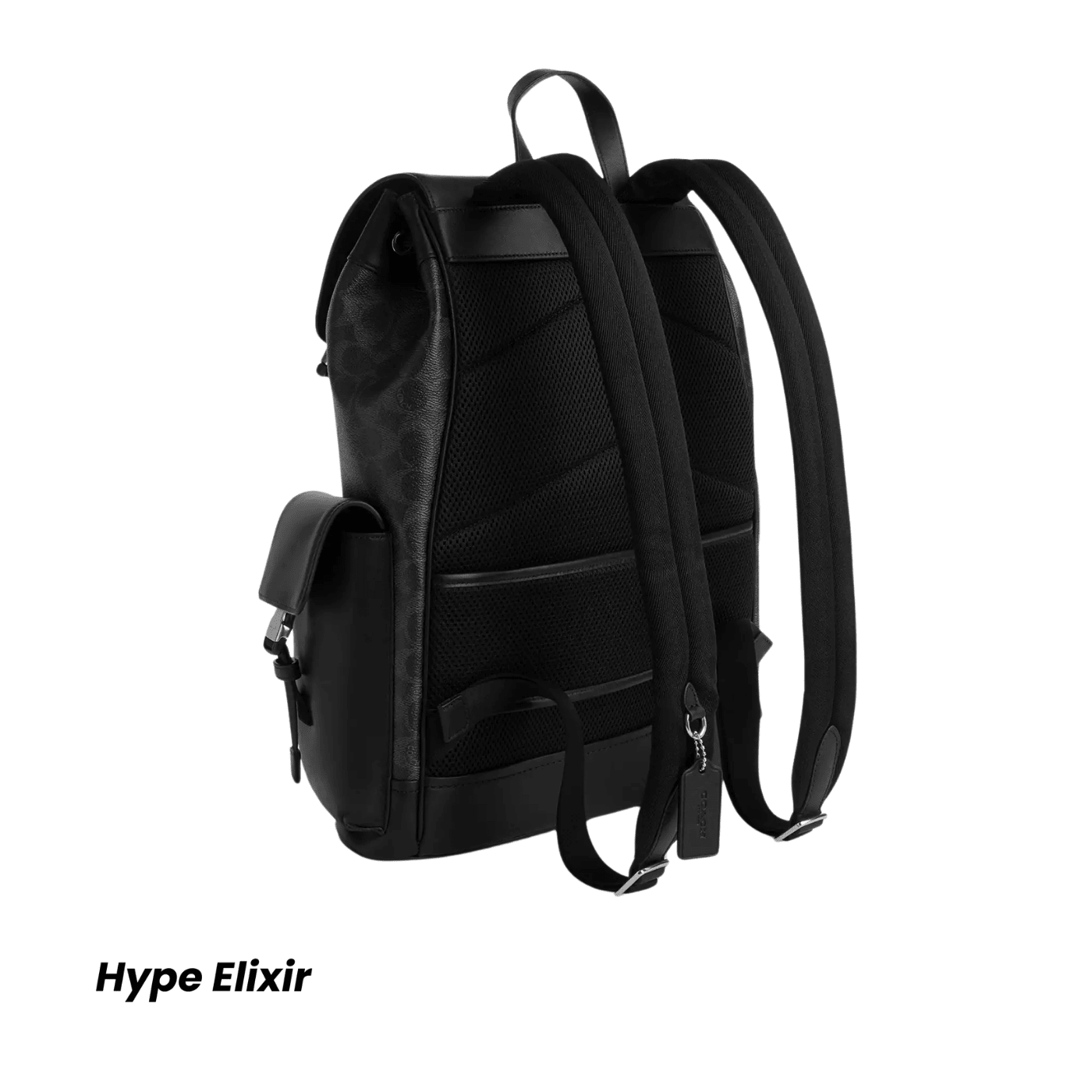 Coach Clark Backpack signature canvas/Silver/Black Multi