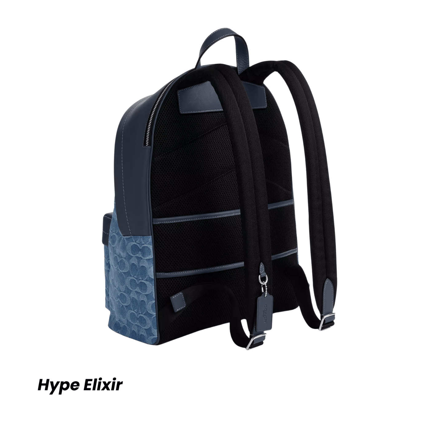 Coach Taylor Backpack denim/Silver/Denim