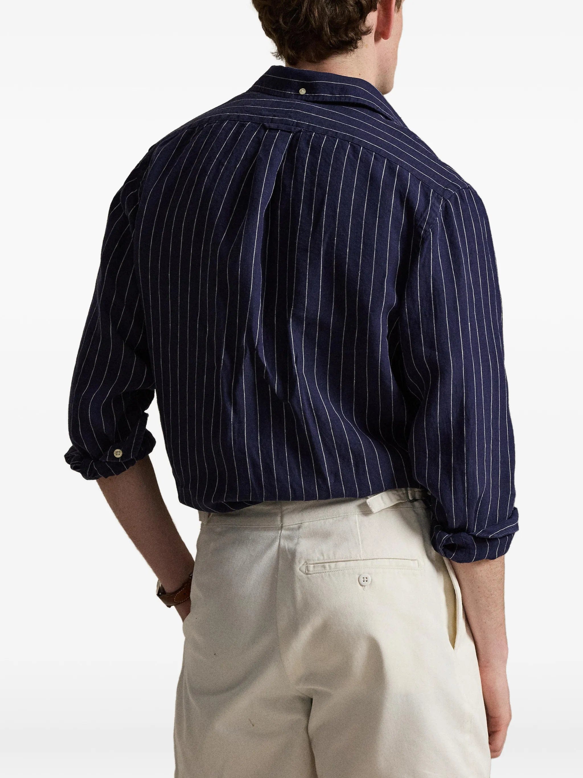 Polo Ralph Lauren classic fit striped linen shirt
