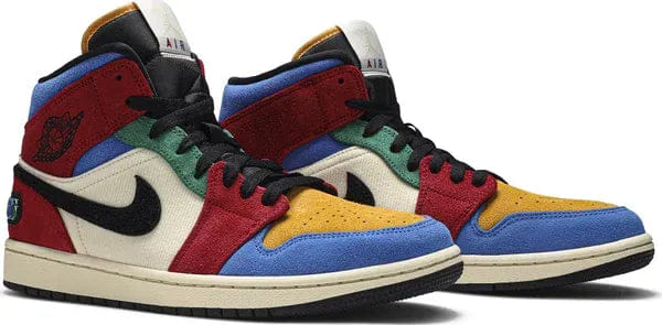 Jordan 1 Mid Blue The Great x Air Jordan 1 Mid Fearless