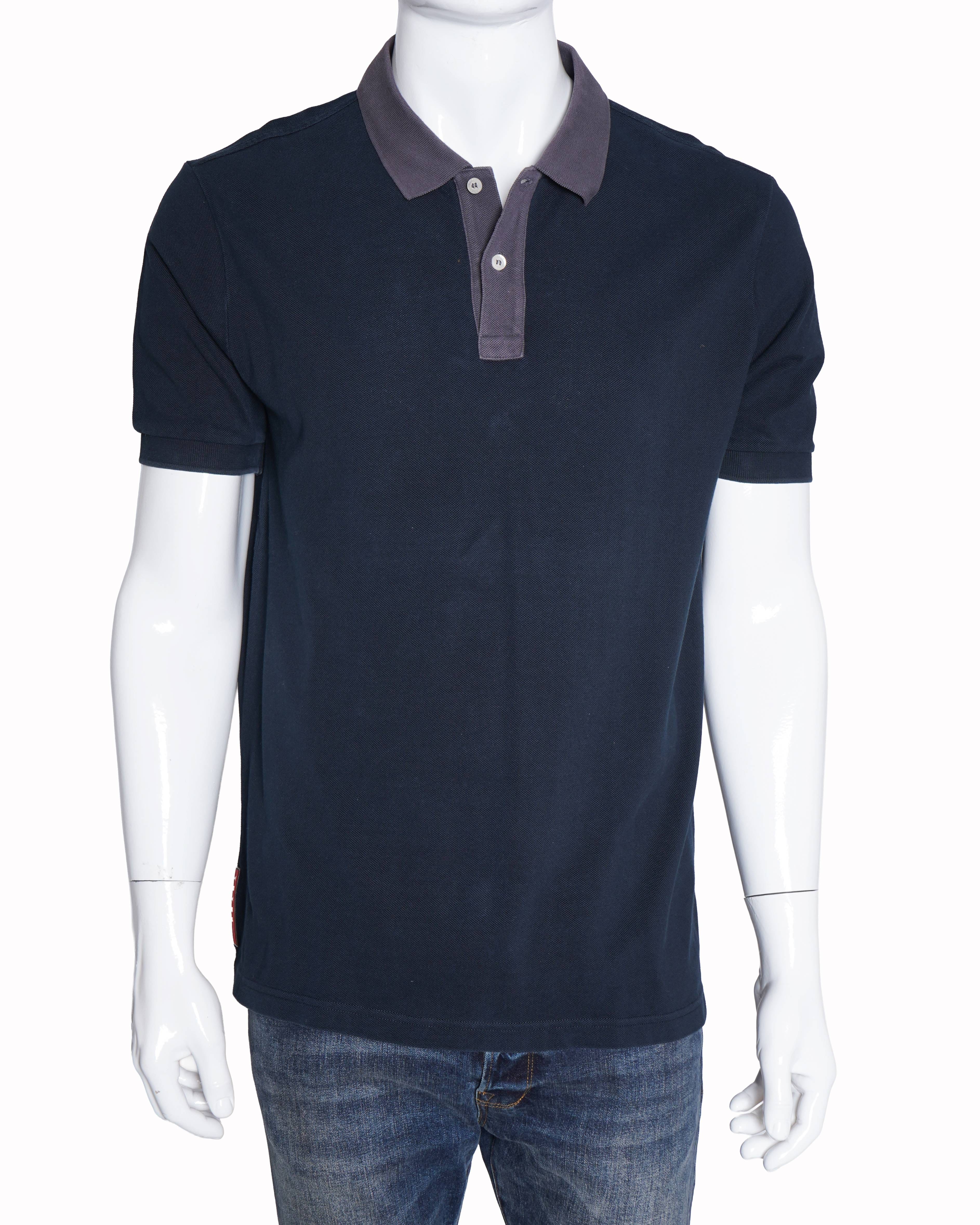 Prada deep blue polo T - shirt