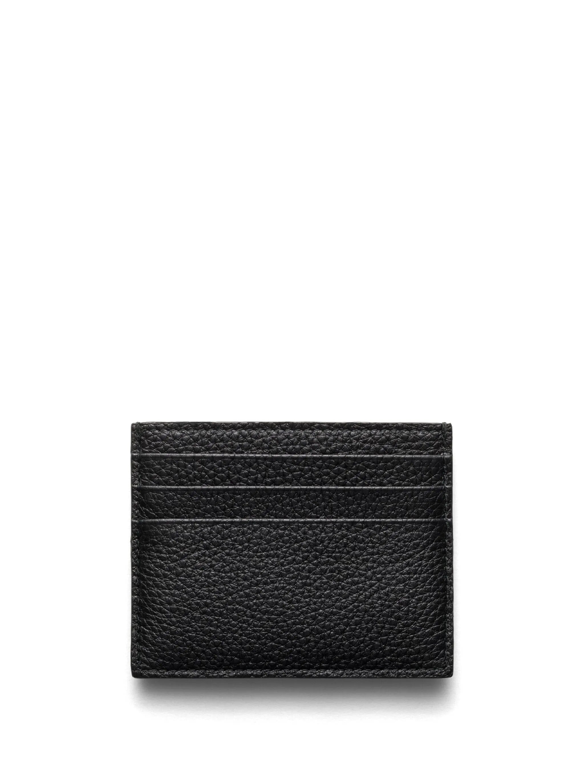 Prada enamel triangle - logo card holder